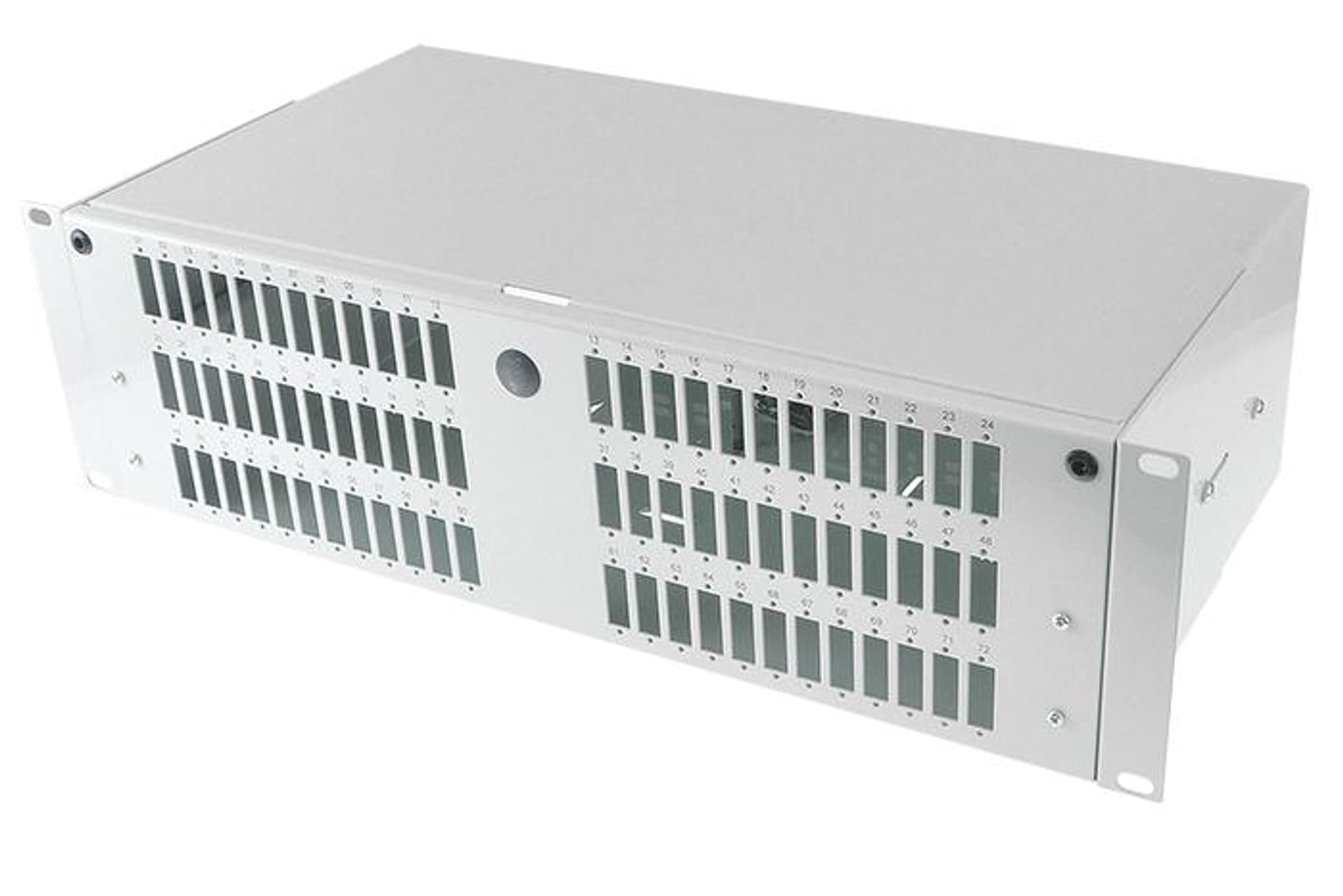 

Przełącznica wysuwana teleskopowa 72xSC duplex 19'' 3U