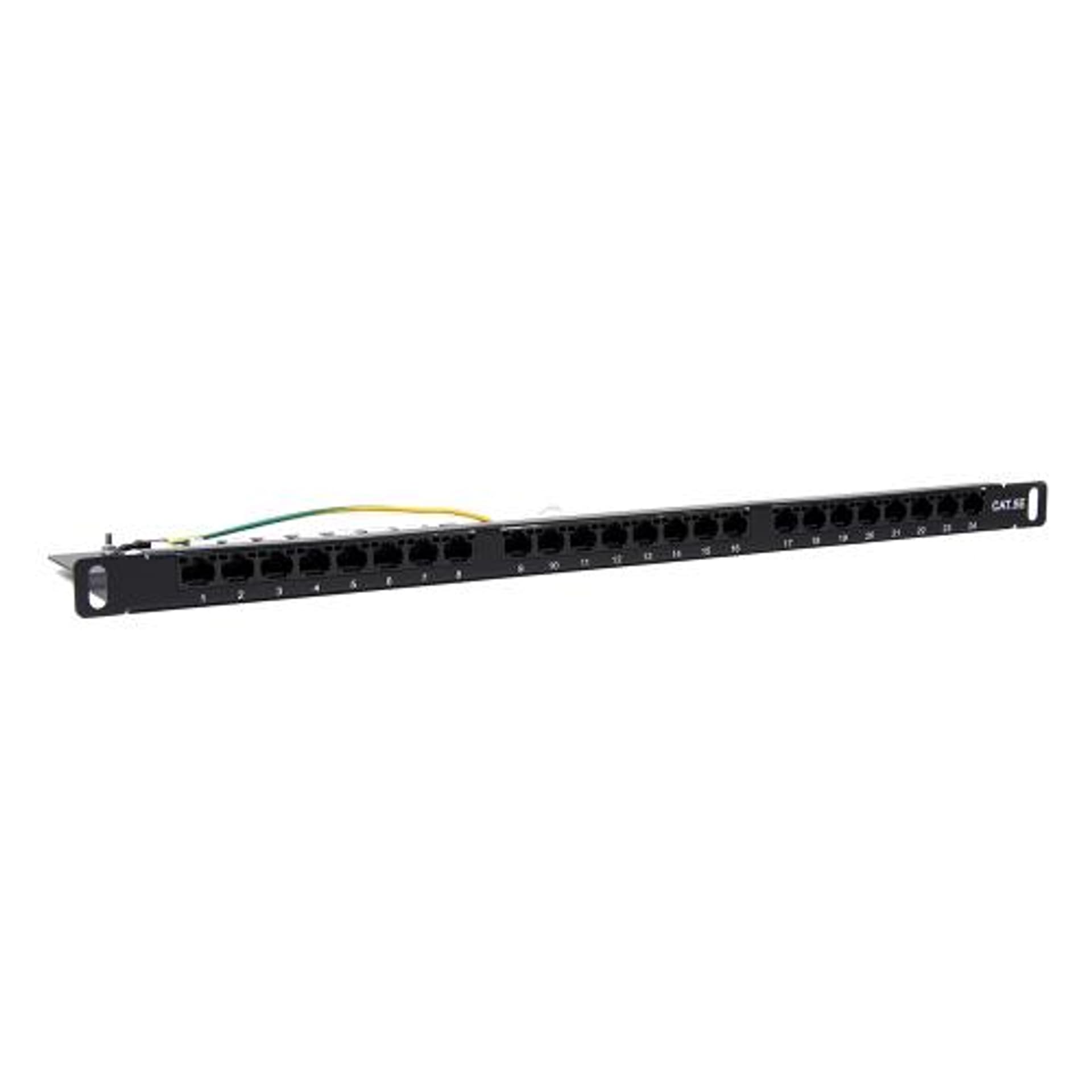 

Patch panel 19 RJ-45 24 porty Cat5e z podstawką 0.5U