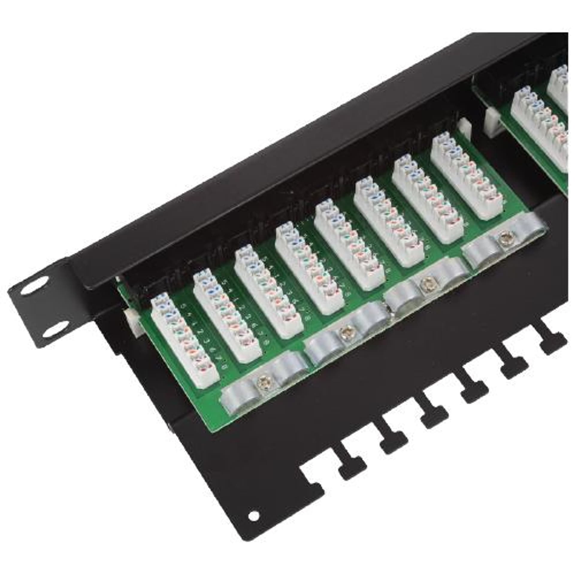 

Patch panel 19 RJ-45 24 porty Cat6 z podstawką
