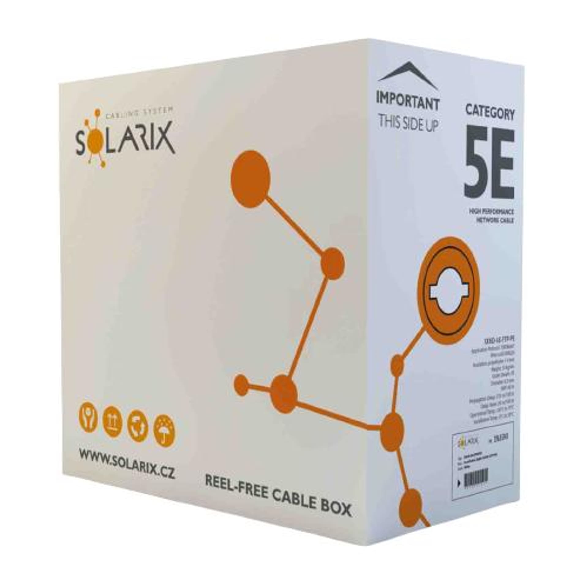 

Kabel instalacyjny Solarix CAT5E FTP PE Fca zewnętrzny (305m)