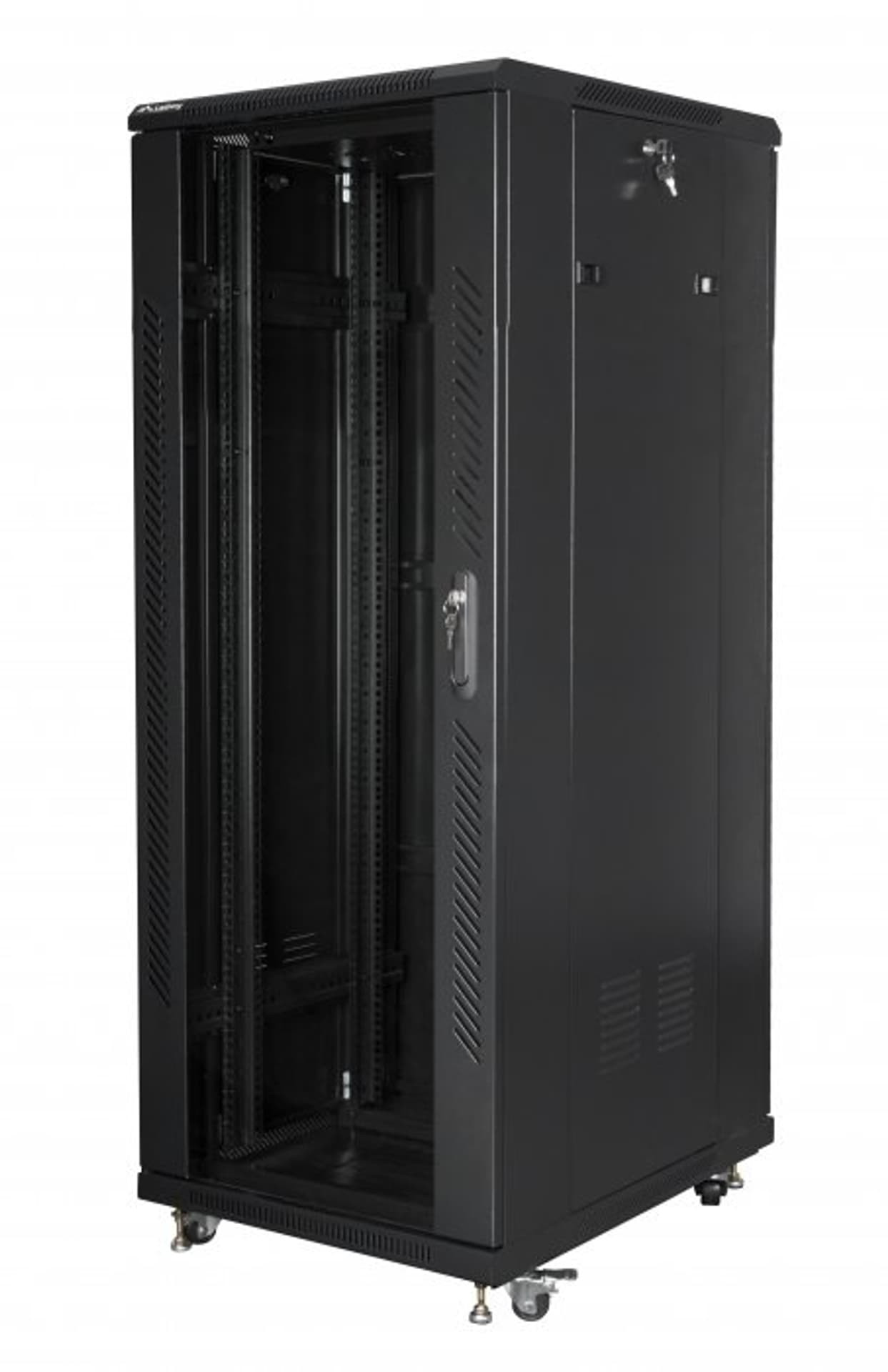 

SZAFA INSTALACYJNA RACK STOJĄCA 19 32U 600X800 CZARNA DRZWI SZKLANE LANBERG (ZŁOŻONA)
