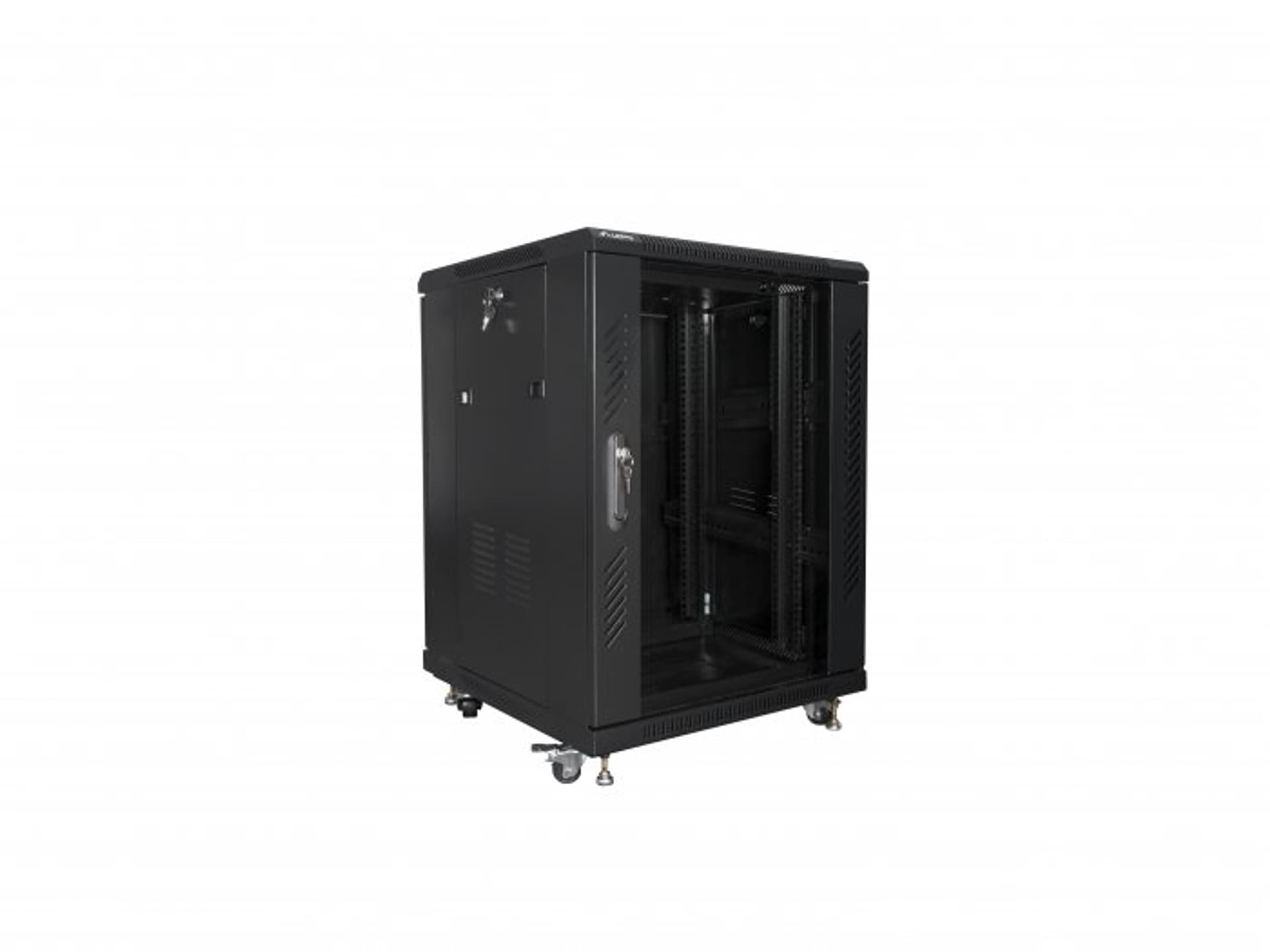 

SZAFA INSTALACYJNA RACK STOJĄCA 19 15U 600X600 CZARNA DRZWI SZKLANE LANBERG (ZŁOŻONA)
