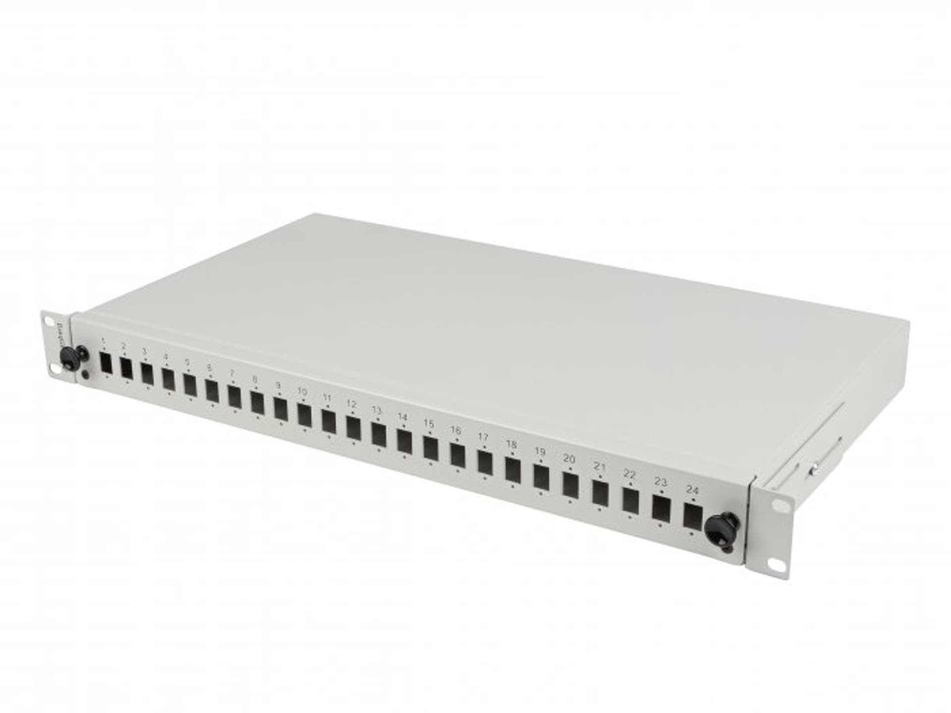 

PRZEŁĄCZNICA ŚWIATŁOWODOWA 24XSC SIMPLEX / 24XLC DUPLEX RACK 19 1U SZARA + AKCESORIA