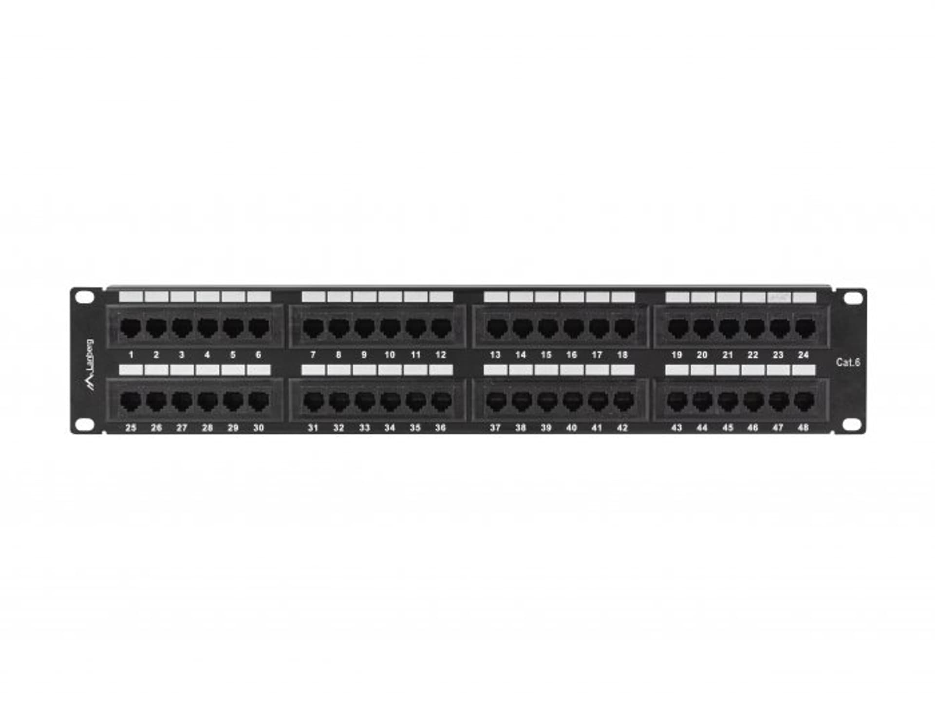 

PATCH PANEL 48 PORT 2U 19” KAT.6 CZARNY