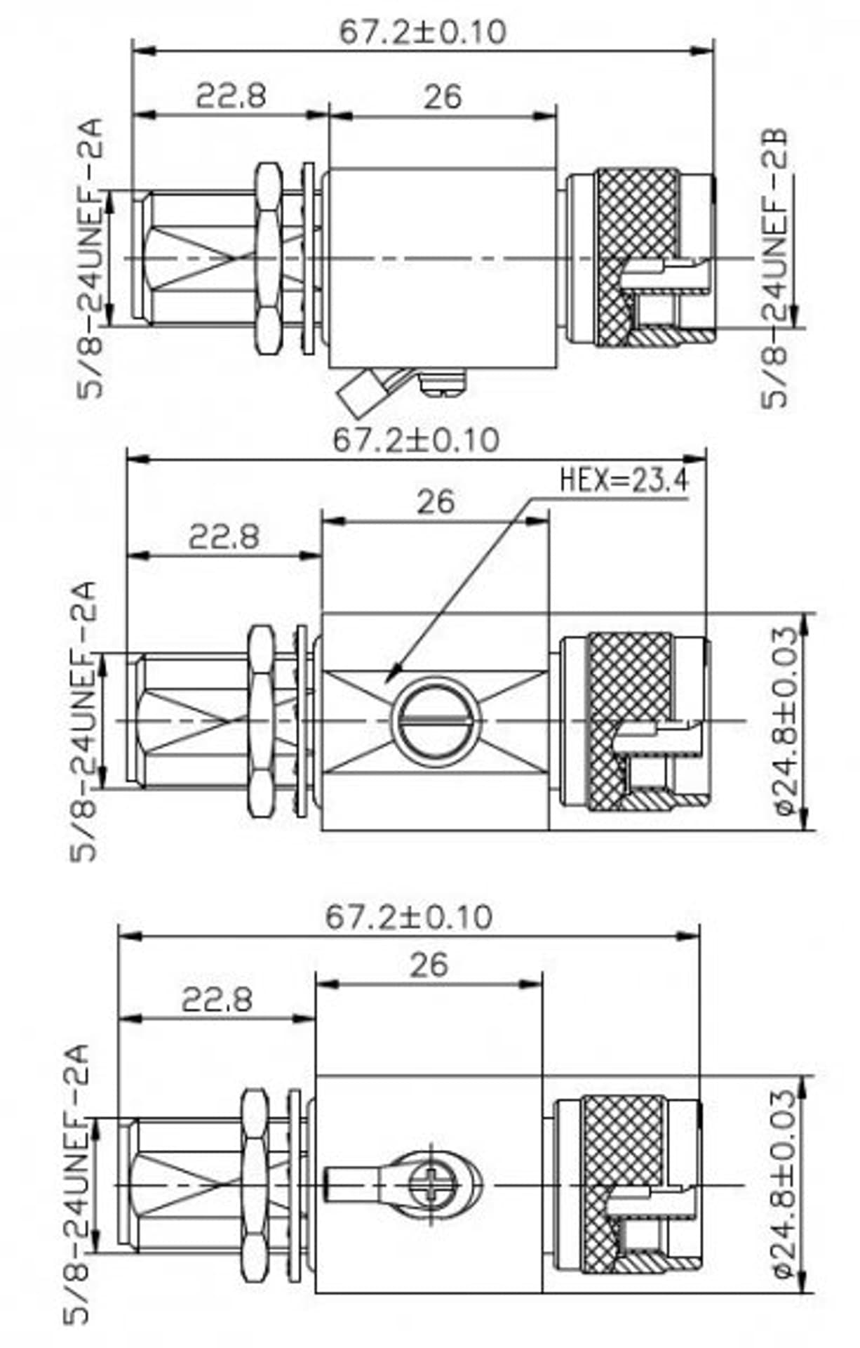 

Odgromnik antenowy gazowy DC~6GHz 400W IP65 NM/NF