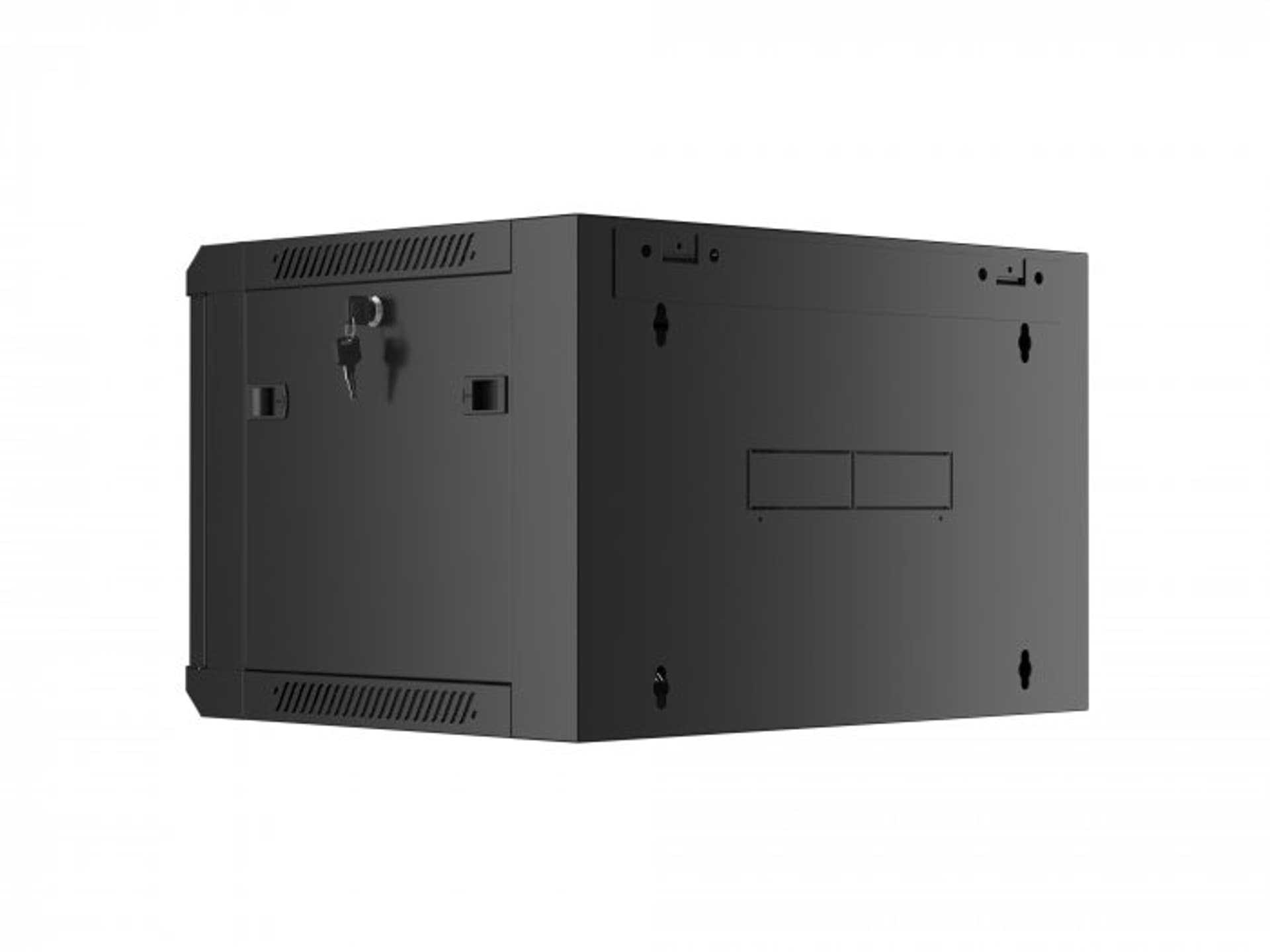 

SZAFA INSTALACYJNA RACK WISZĄCA 19" 6U 570X450 SZYBKI MONTAŻ CZARNA LANBERG (FLAT PACK)