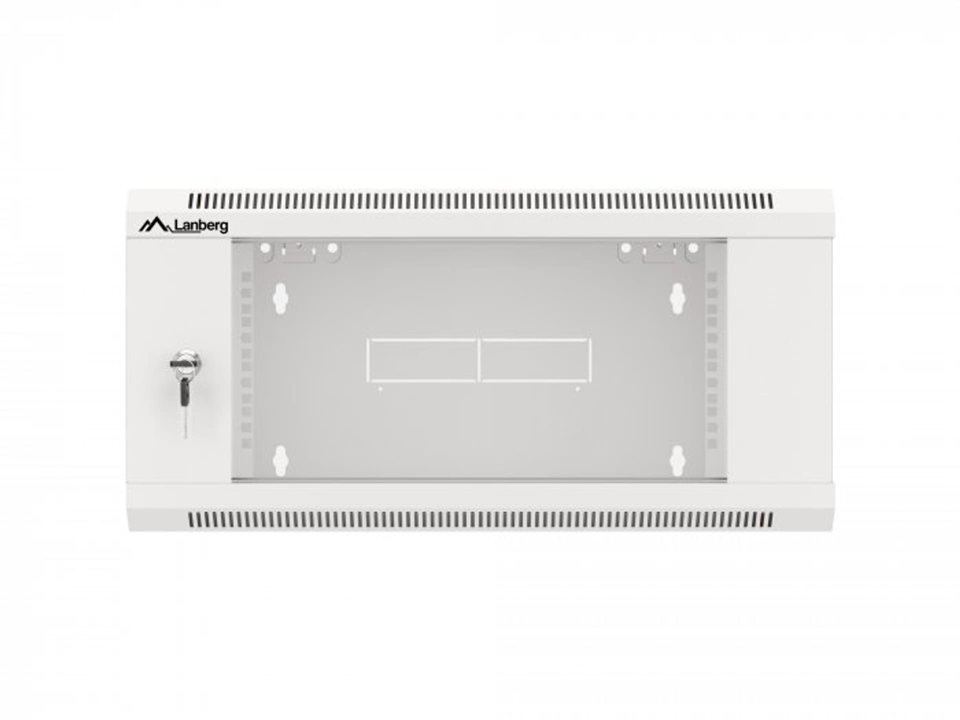 

SZAFA INSTALACYJNA RACK WISZĄCA 19" 4U 570X600 SZYBKI MONTAŻ SZARA LANBERG (FLAT PACK)