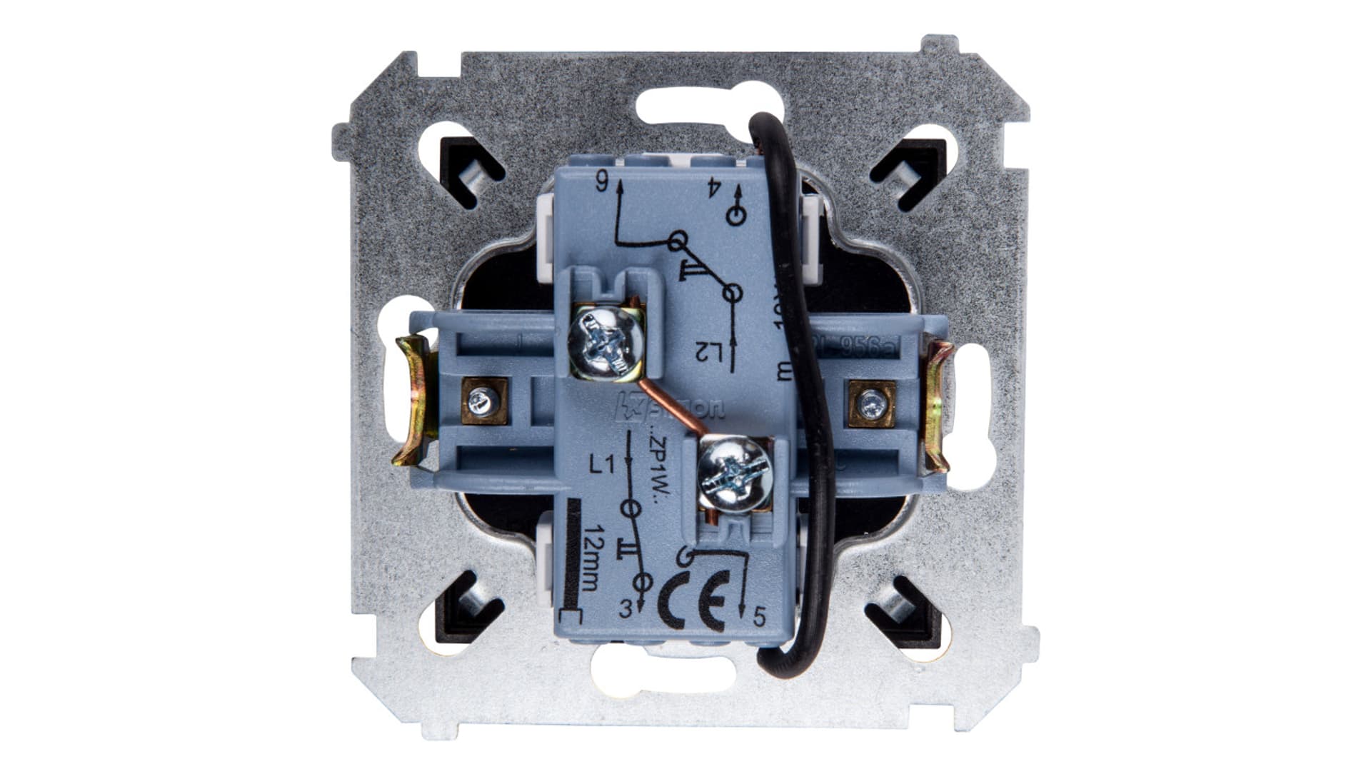 

Simon 54 Przycisk żaluzjowy z blokadą elektryczną antracyt DZP1W.01/48