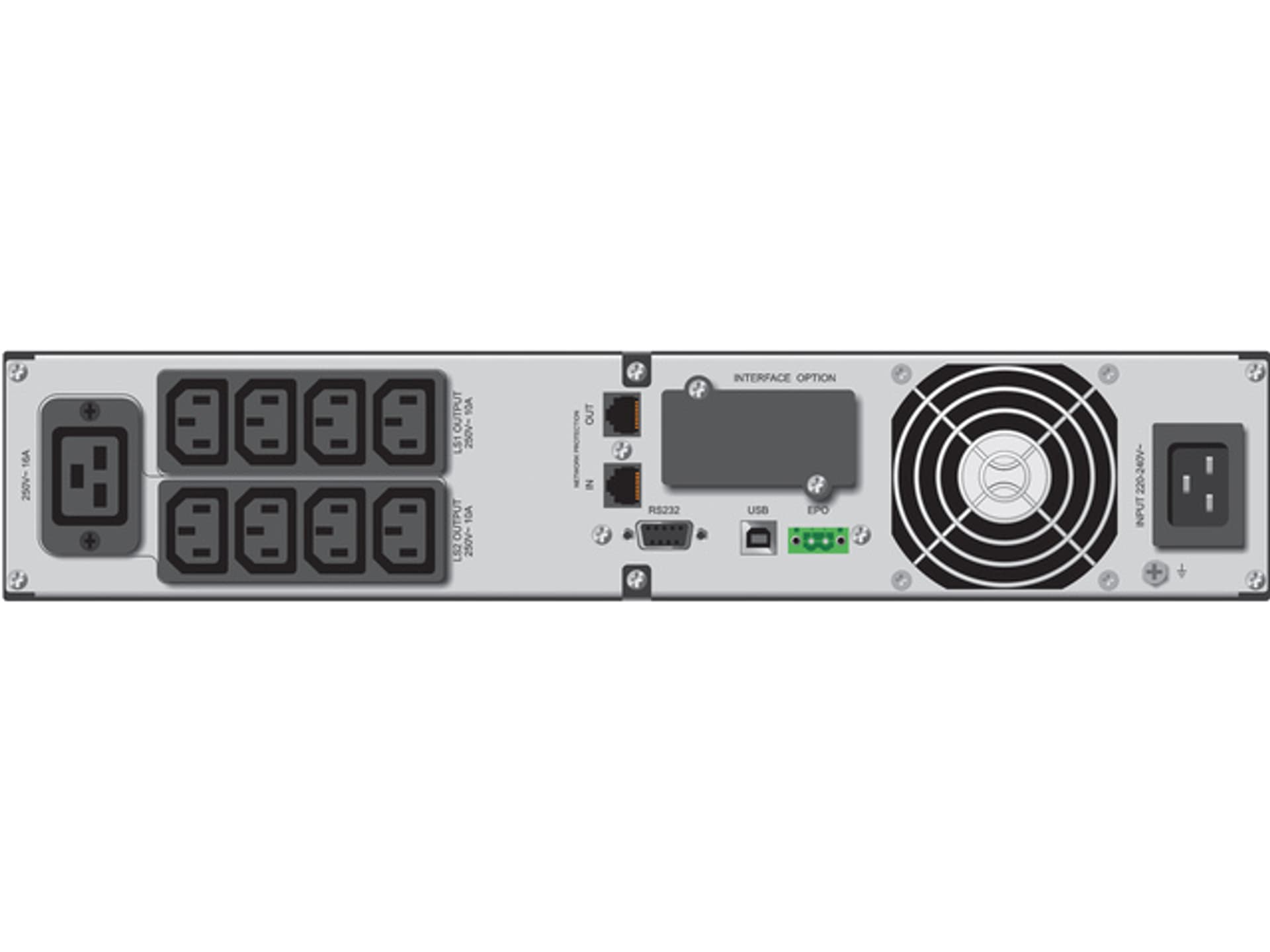 

UPS RACK POWERWALKER VI 3000 RT HID LINE-INTERACTIVE 3000VA 8X IEC C13 1X IEC C19 USB-B LCD 2U