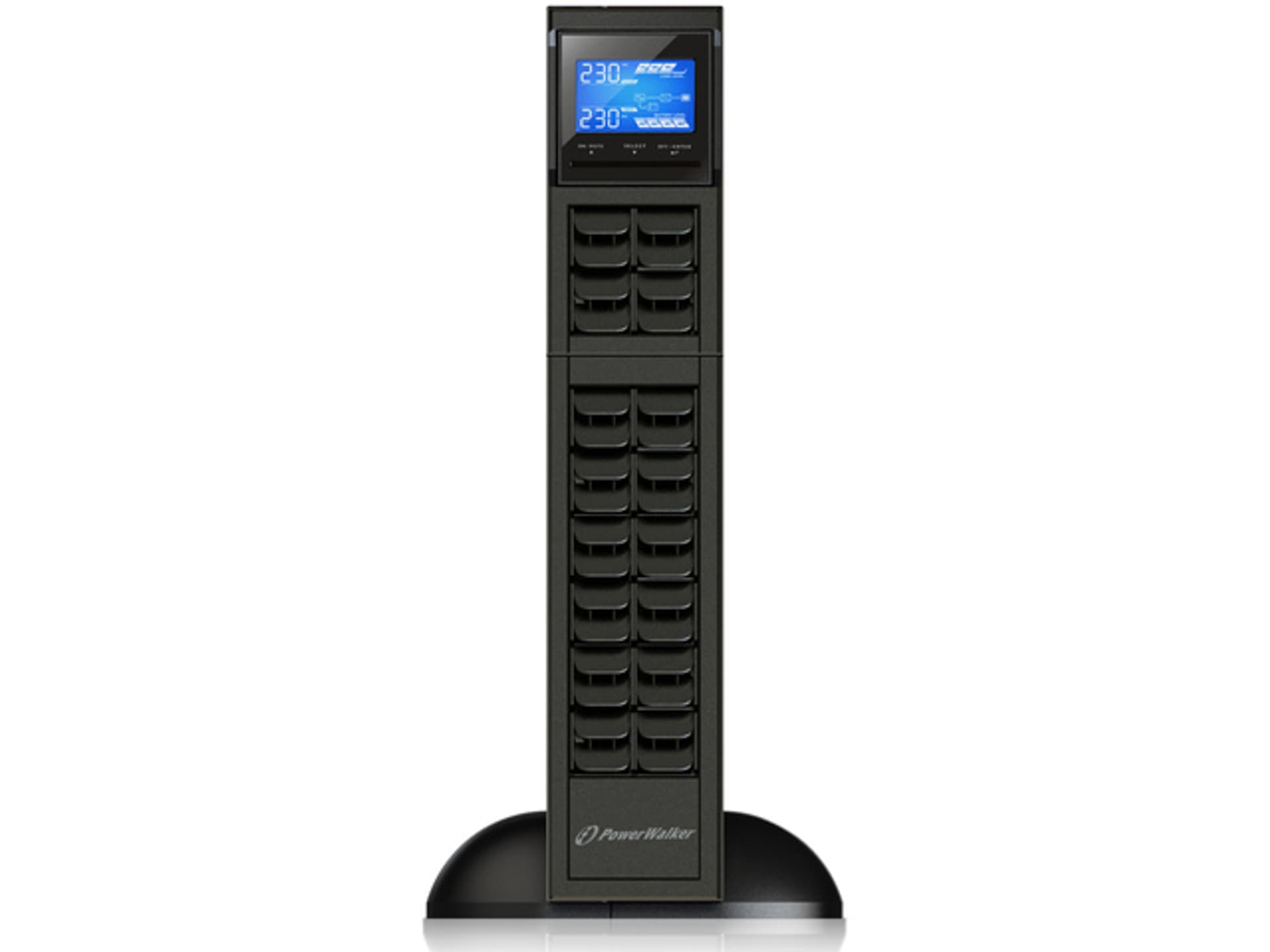 

UPS RACK POWERWALKER VFI 2000 CRM LCD ON-LINE 2000VA 4X IEC C13 USB-B RS-232 LCD 2U