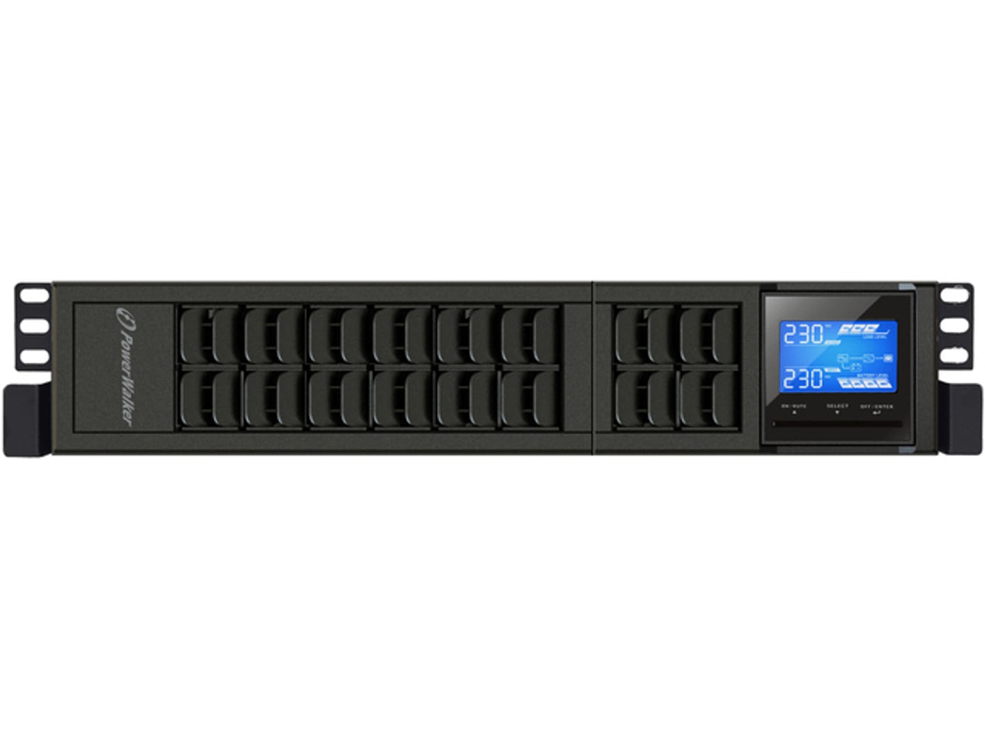 

UPS RACK POWERWALKER VFI 3000 CRM LCD ON-LINE 3000VA 4X IEC C13 TERMINAL USB-B RS-232 LCD 2U