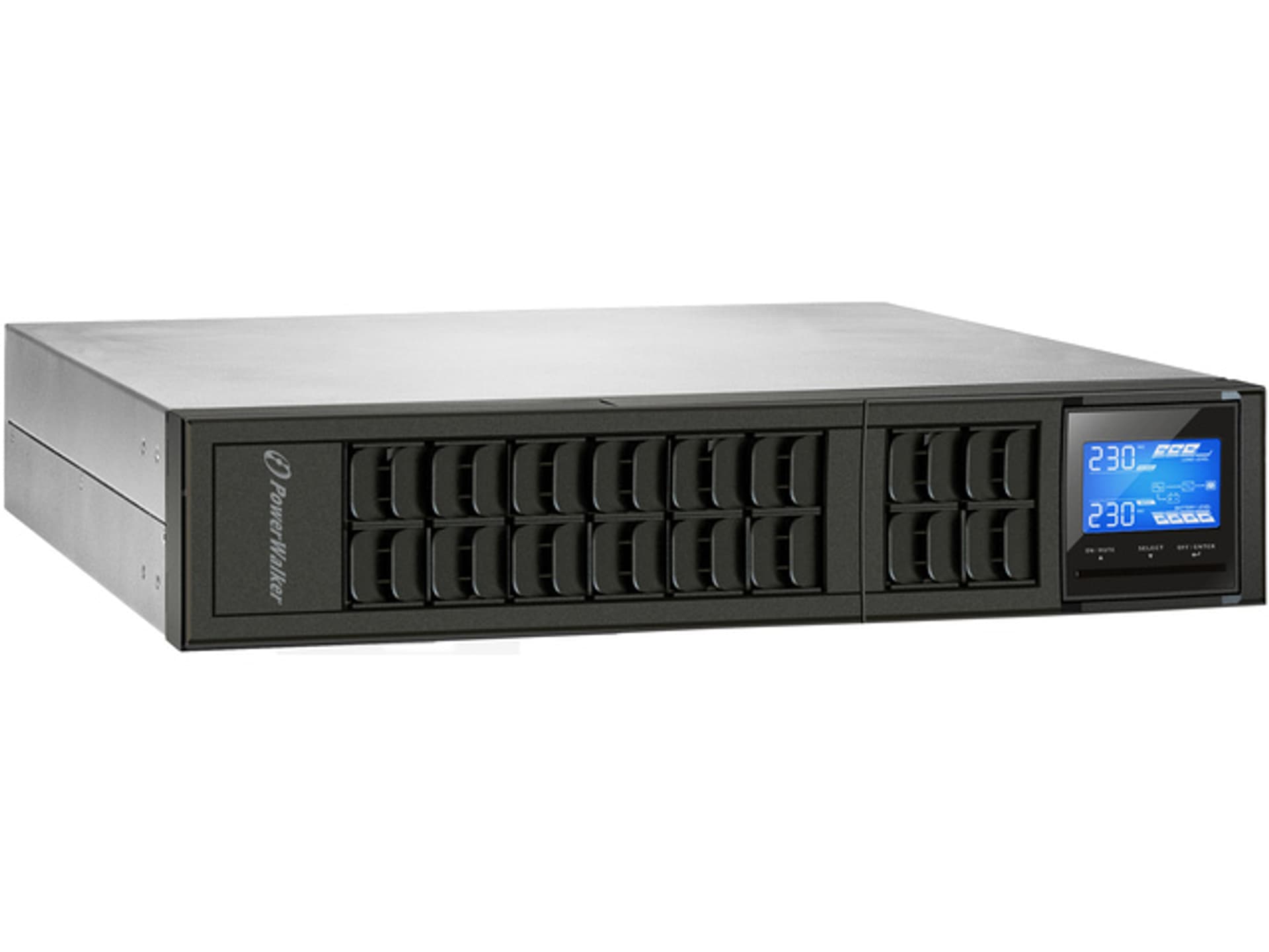 

UPS RACK POWERWALKER VFI 3000 CRS ON-LINE 3000VA 4X IEC C13 USB-B RS-232 LCD ŁADOWARKA 6A 2U