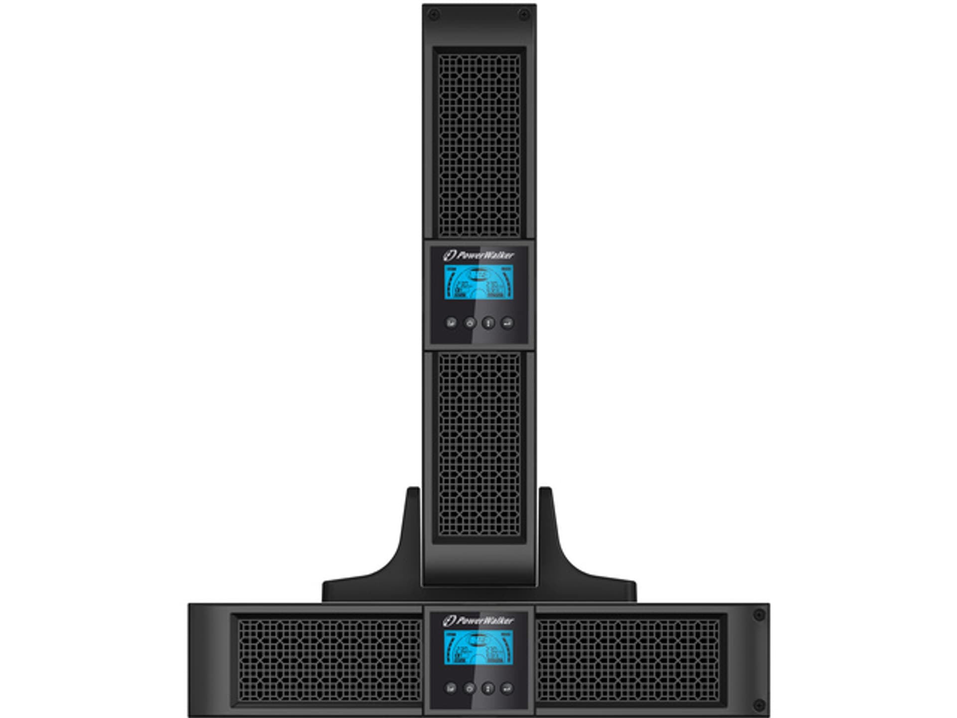 

UPS RACK POWERWALKER VFI 1000 RT HID ON-LINE 1000VA 8X IEC C13 USB-B RS-232 LCD 2U