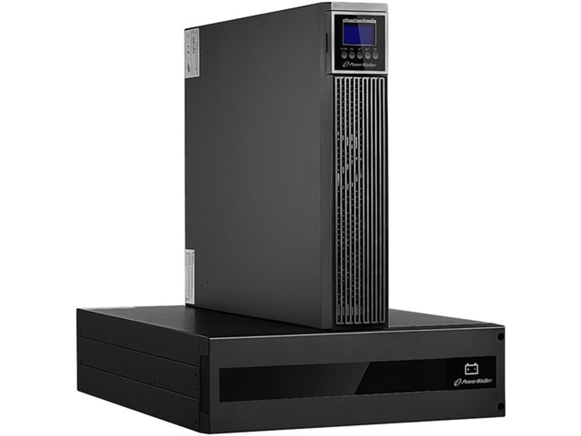

UPS RACK POWERWALKER VFI 10000 RTG PF1 ON-LINE 10000VA 2X IEC C13 TERMINAL LCD 5U BATTERYPACK