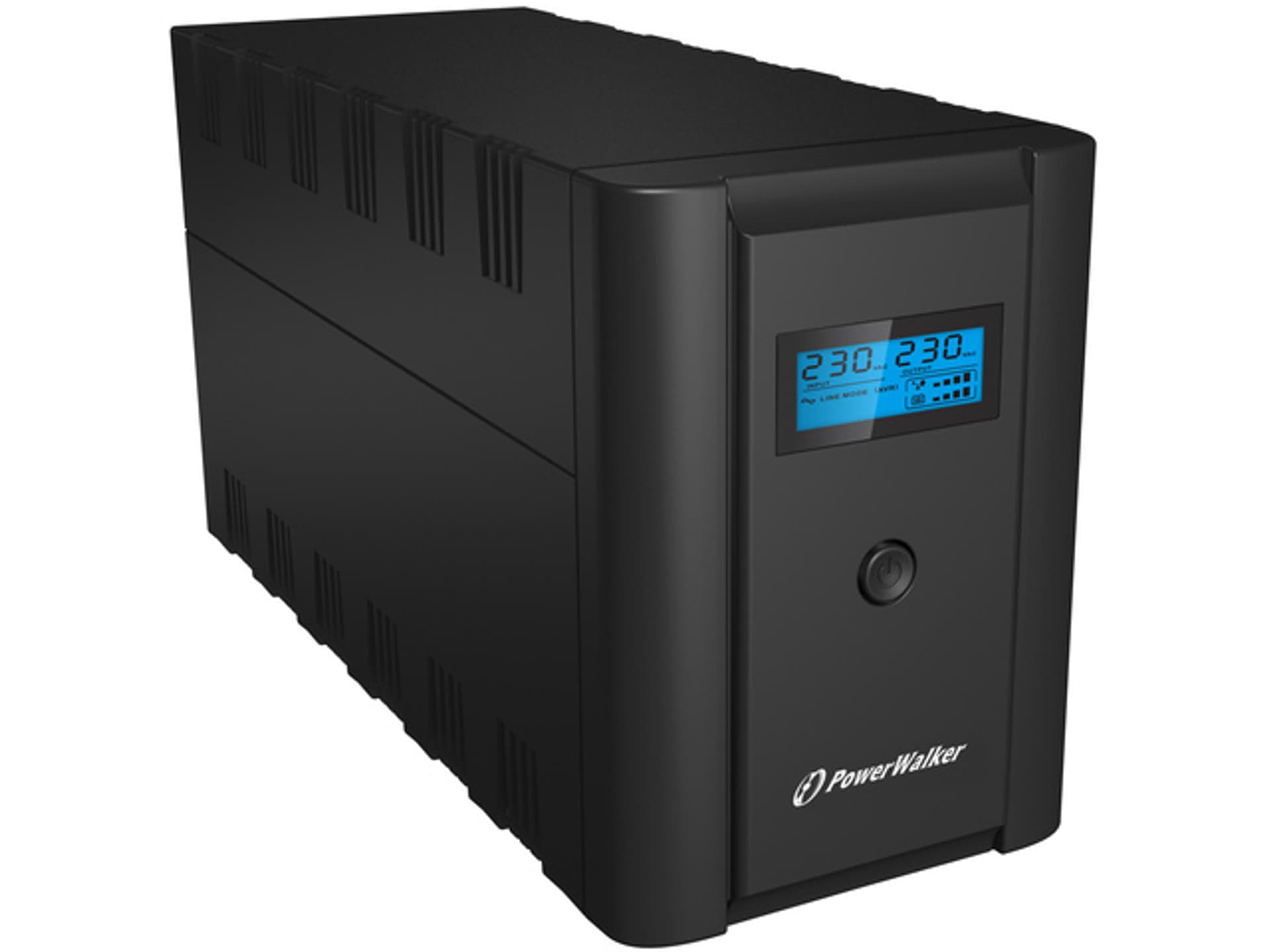 

UPS POWERWALKER VI 1200 SHL FR LINE-INTERACTIVE 1200VA 2X 230V PL 2X IEC C13 USB-B LCD