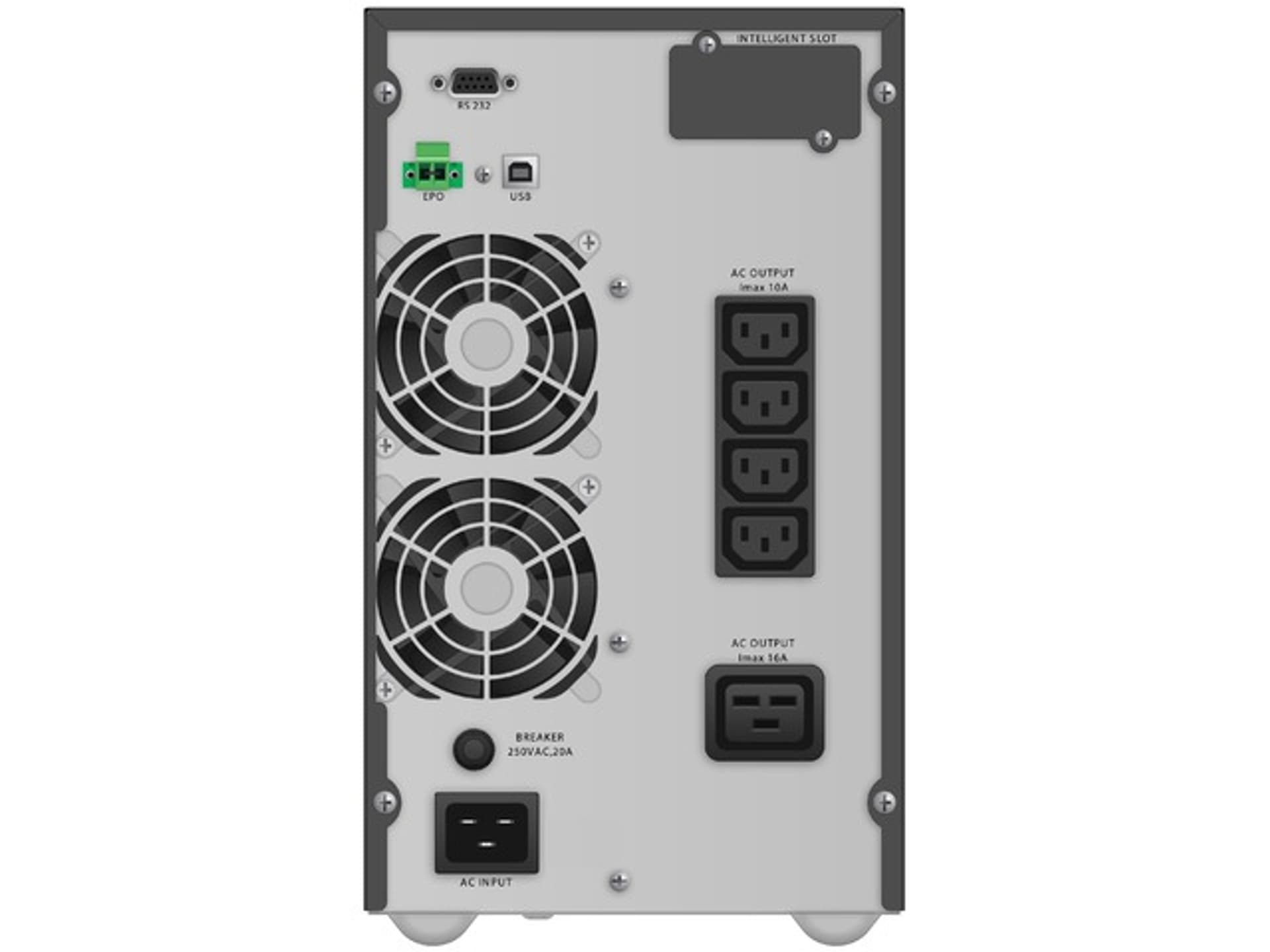 

UPS POWERWALKER VFI 3000 TG ON-LINE 3000VA TG 4X IEC C13 USB-B RS-232 LCD TOWER EPO