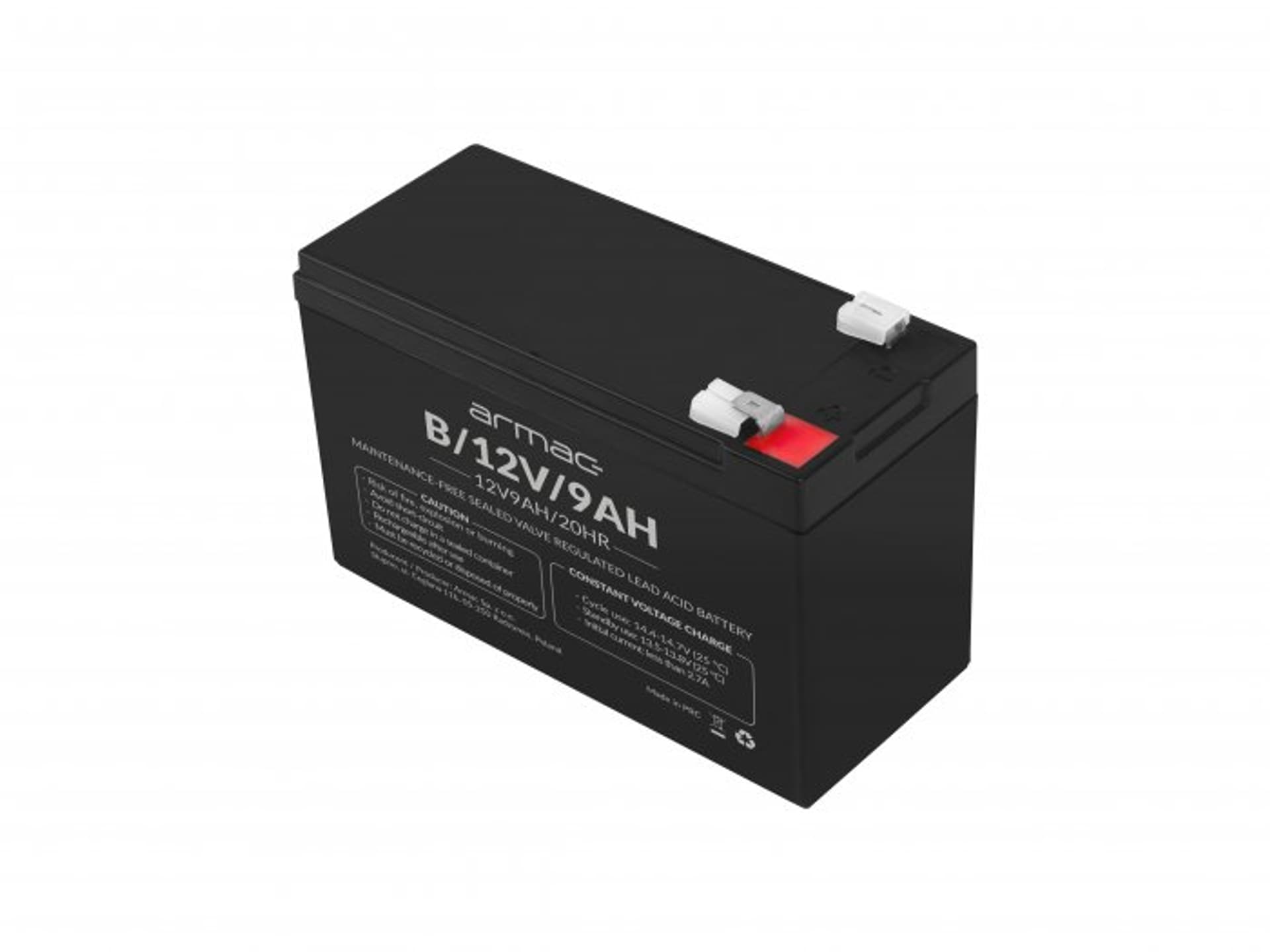 

AKUMULATOR ŻELOWY DO UPS 12V/9AH UNIWERSALNY ARMAC
