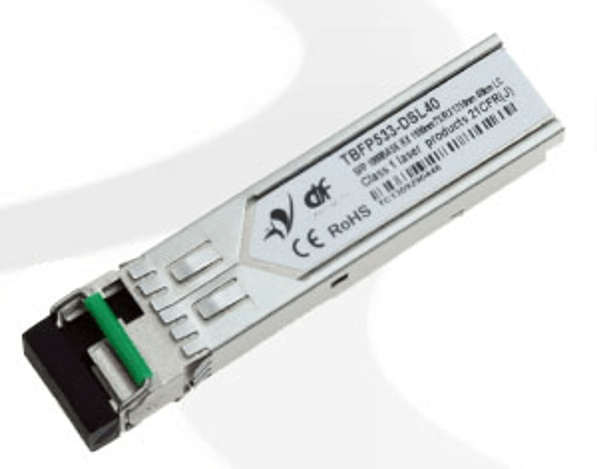 

CBF Moduł SFP WDM 1,25Gb SM Tx=1550nm 80km LC simplex DDM