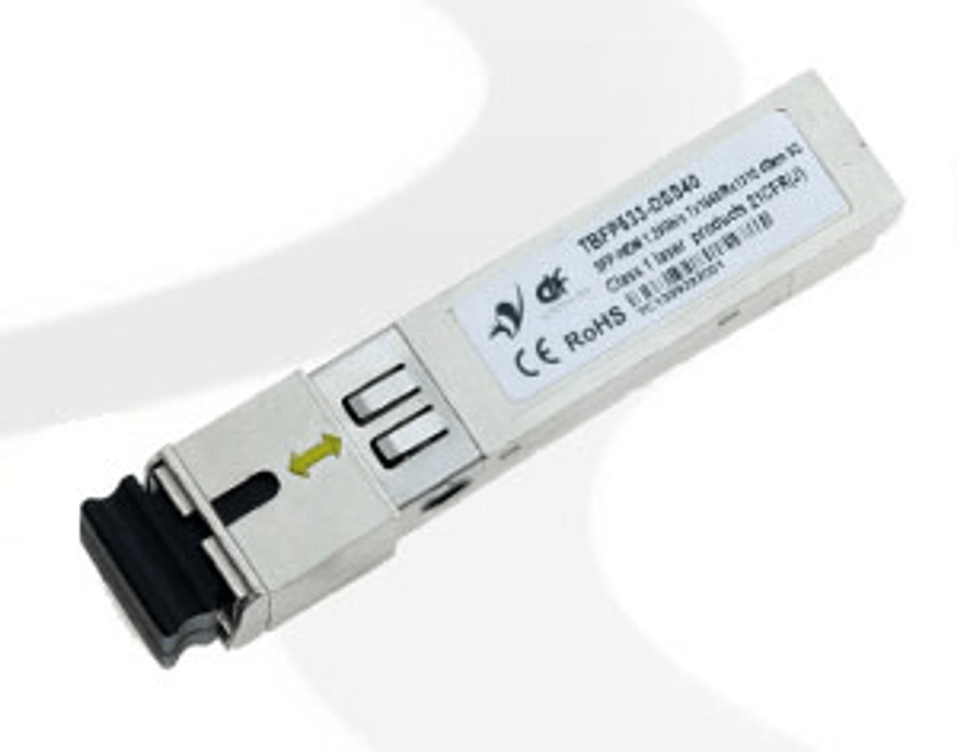 

CBF Moduł SFP WDM 1,25Gb SM Tx=1550nm 40km SC simplex DDM