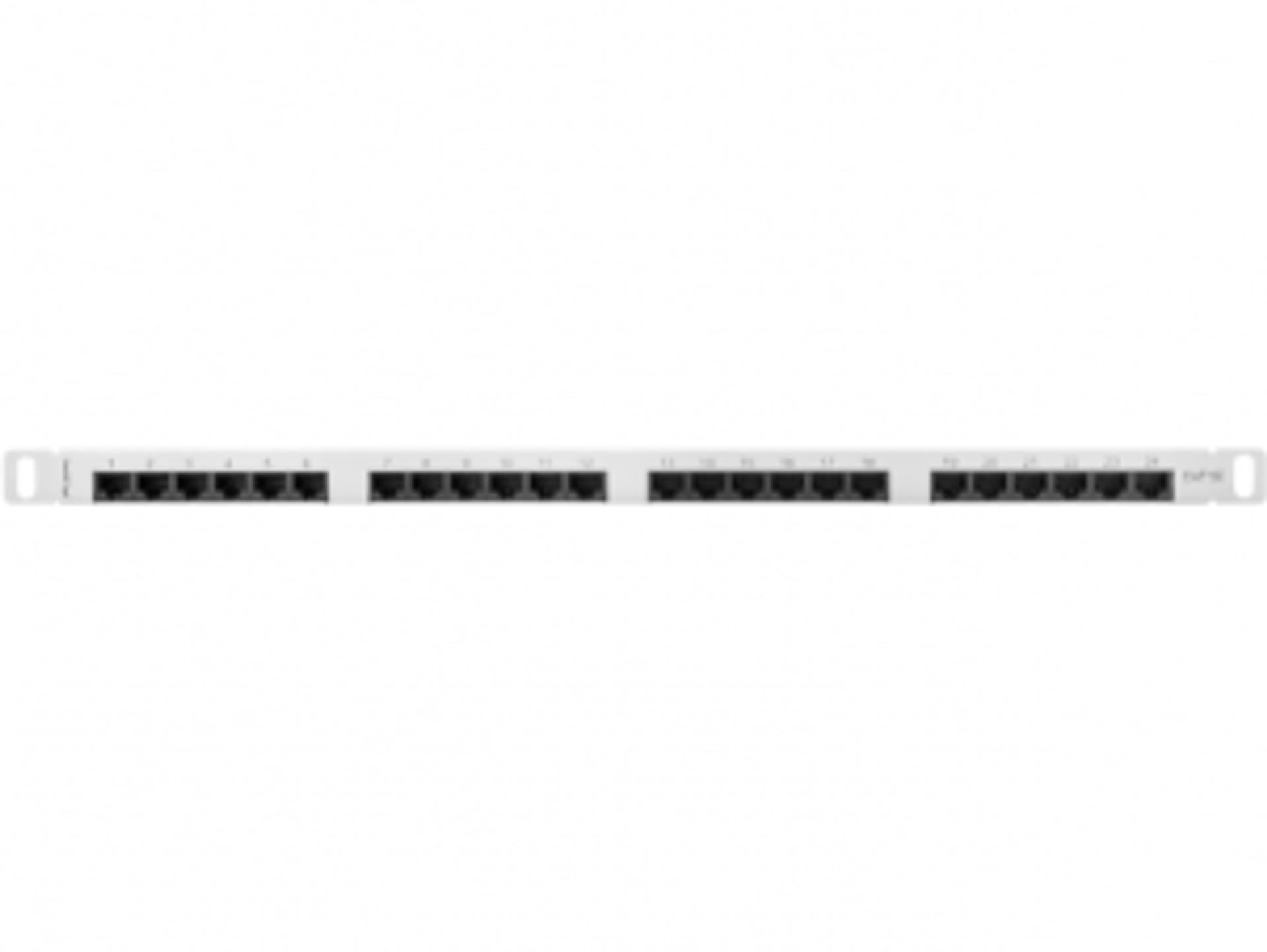 

PATCH PANEL 24 PORT 0.5U 19” KAT.5E SZARY LANBERG