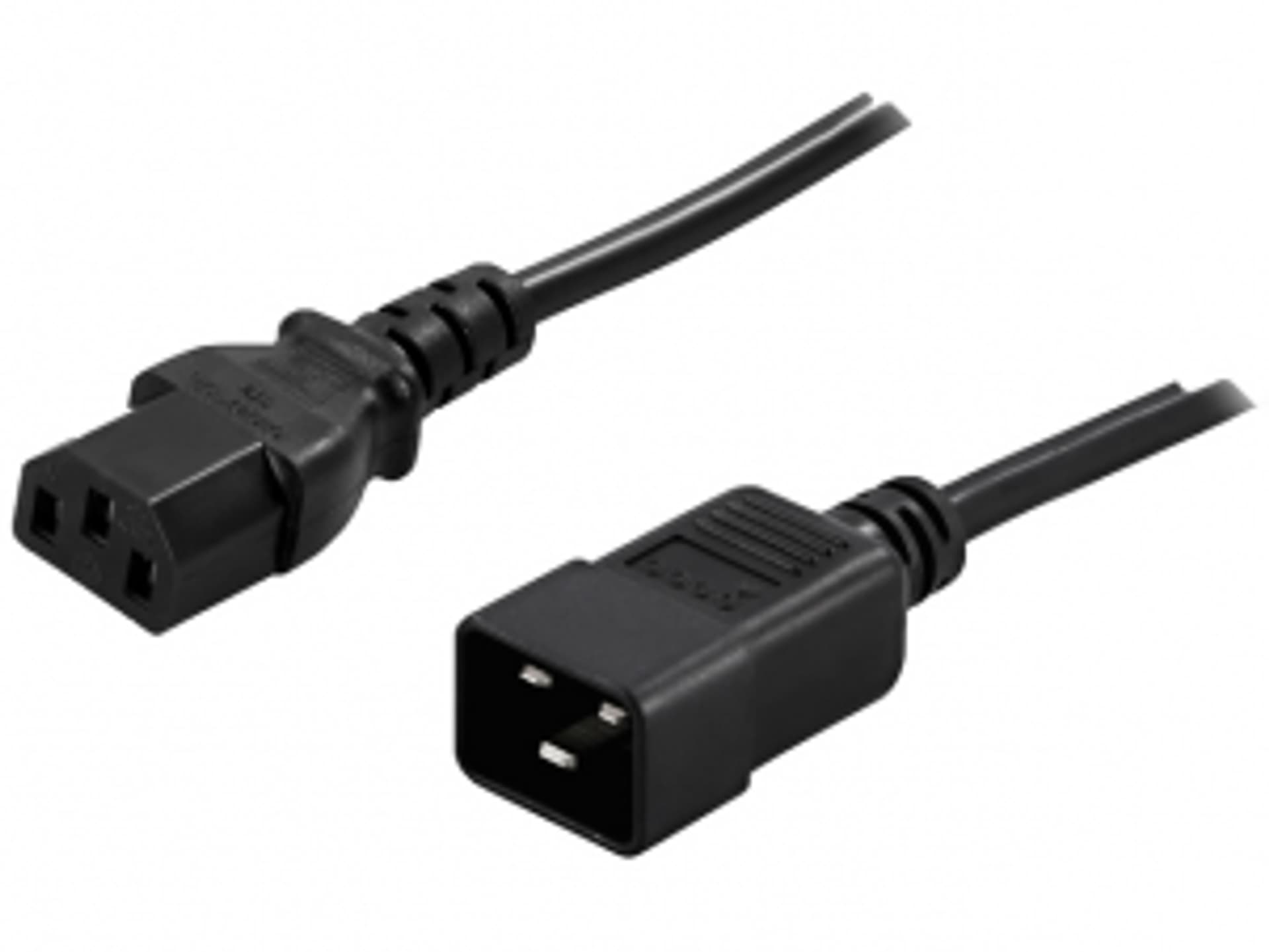 

PRZEDŁUŻACZ KABLA ZASILAJĄCEGO IEC 320 C13->C20 1.8M