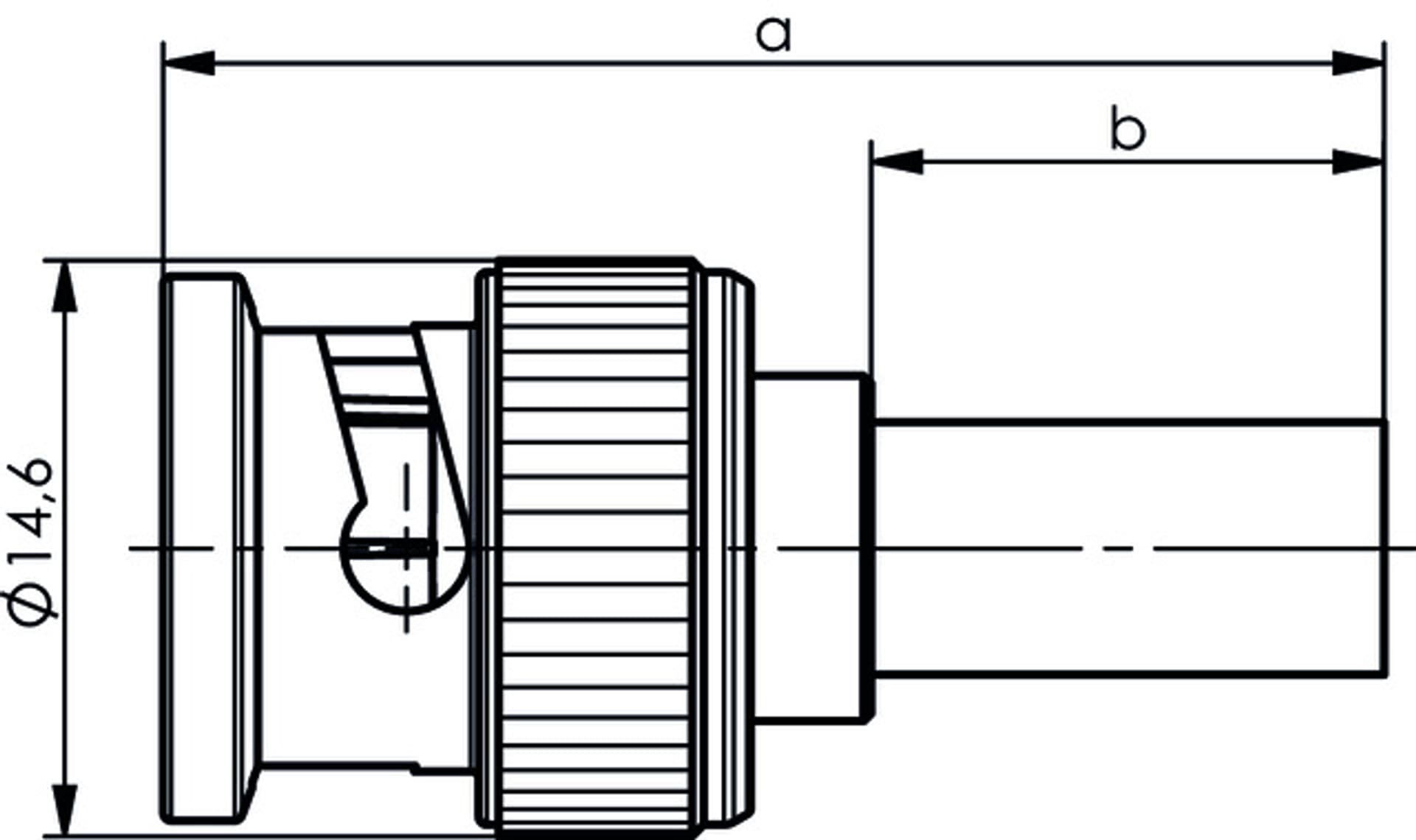 

BNC wtyk zagn. RG223/RG142/RG400- J01000A1256 - Telegartner