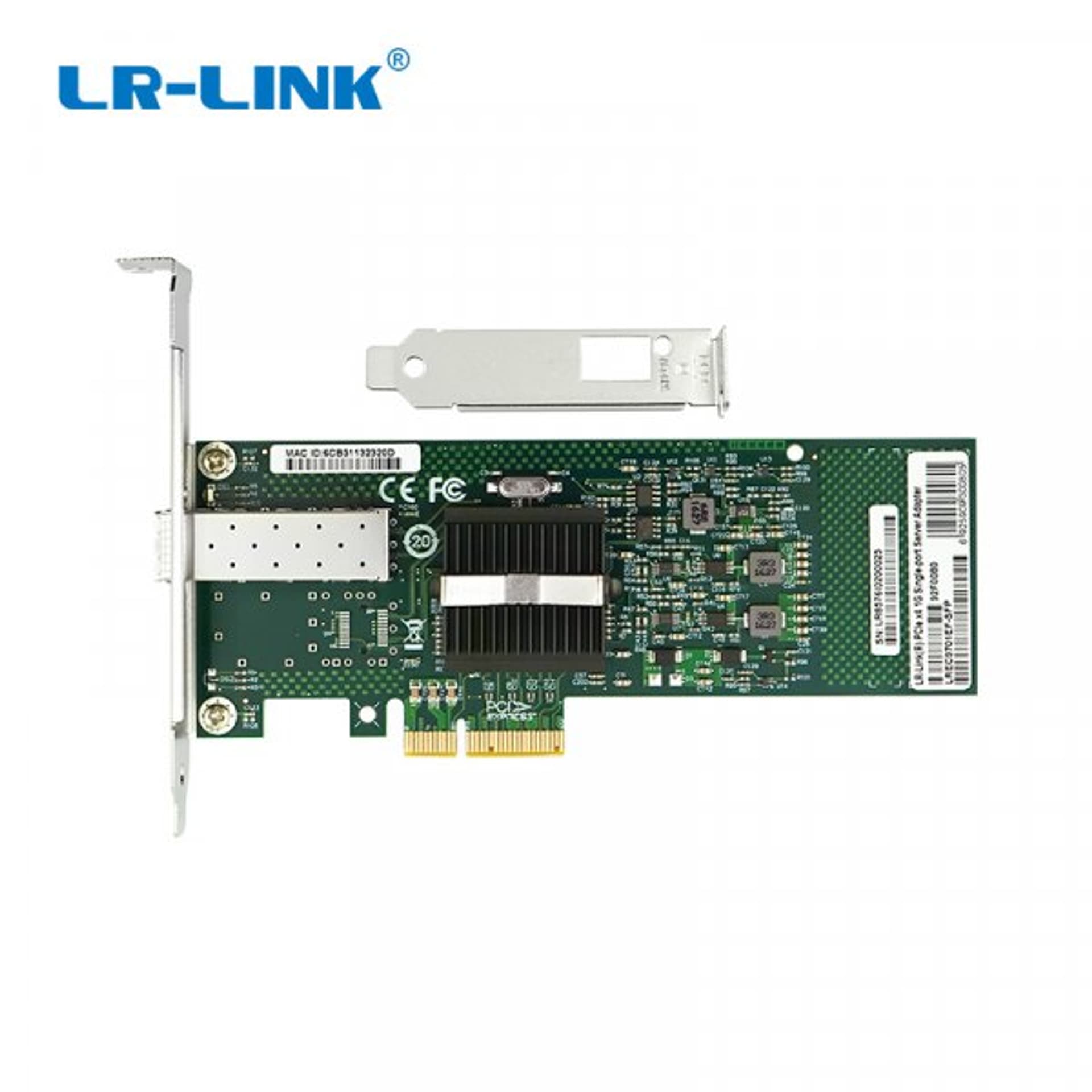 

LR-Link LREC9701EF-SFP karta sieciowa PCI-e x4 SFP Server Adapter Card (Intel 82576)