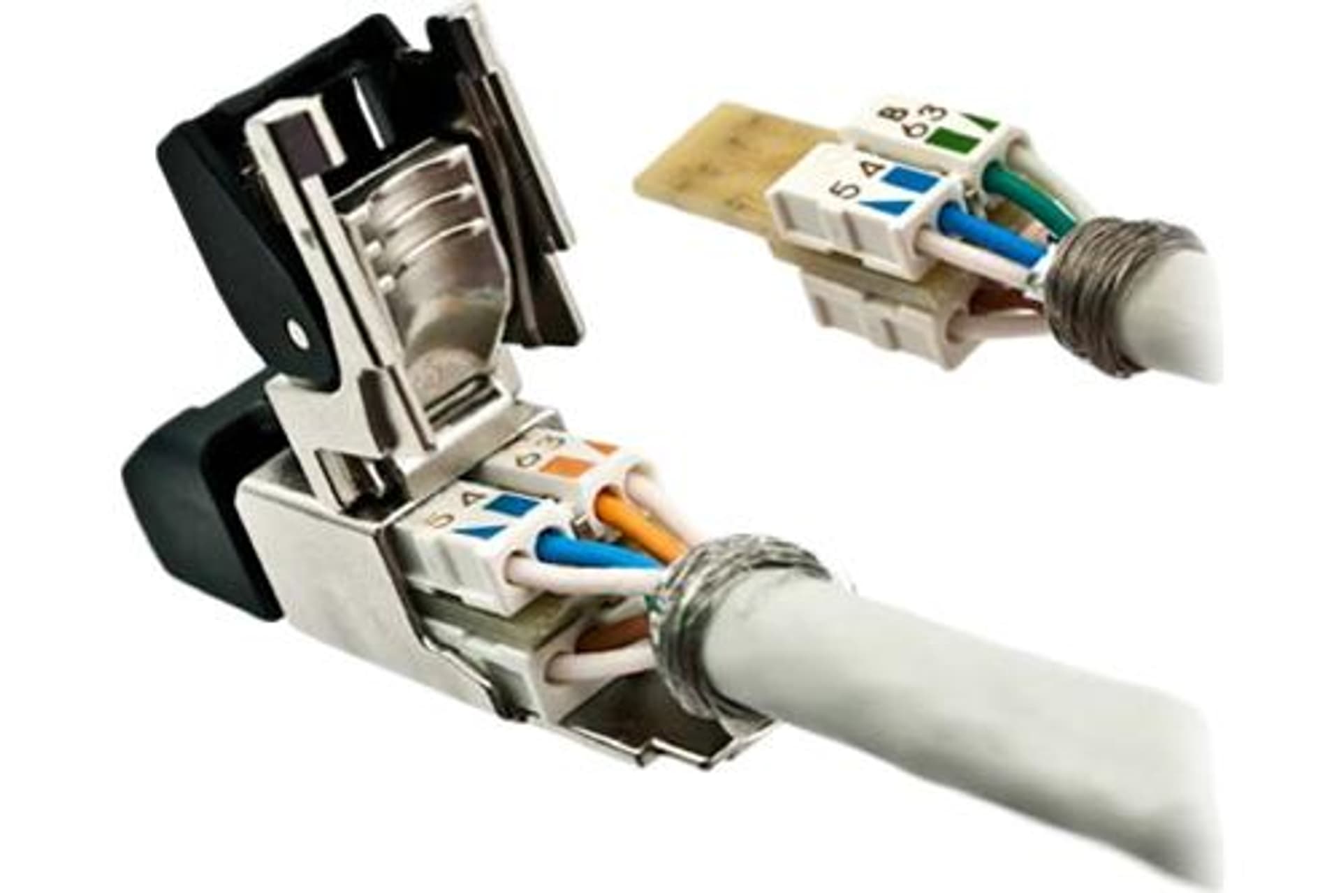 

RJ45 Premium wtyk J00026A2001 MFP8 T568B Cat.6A AWG 22-27 - Telegartner