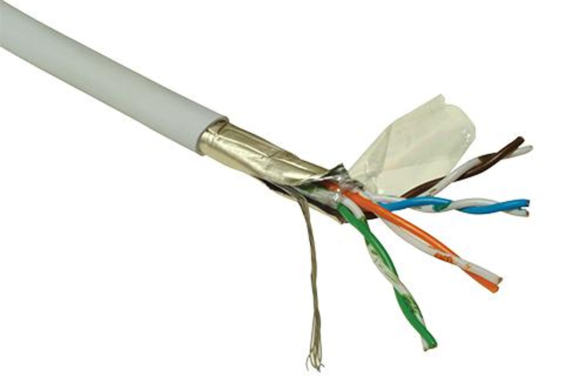 

Kabel linka Solarix CAT5E FTP PVC szary 305m