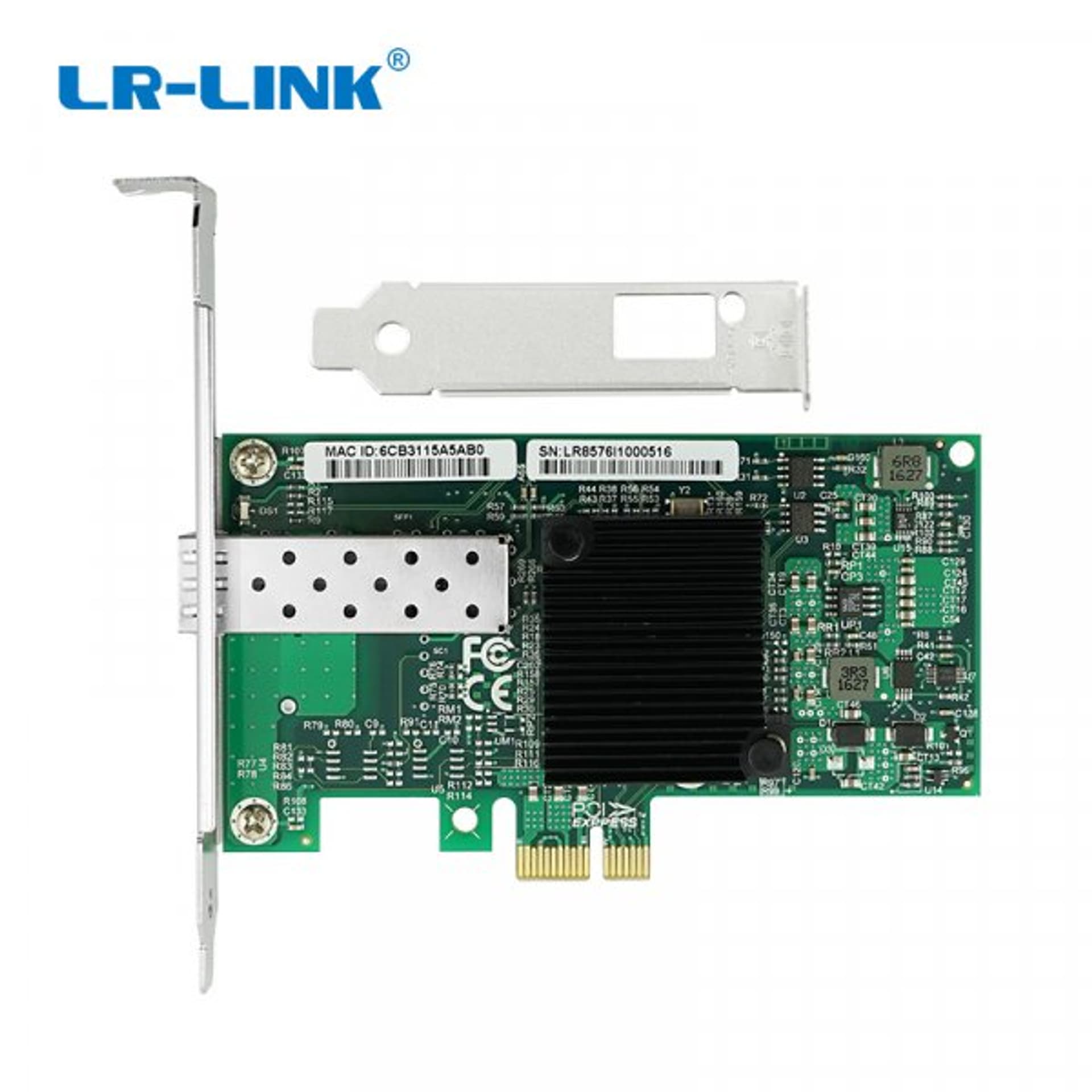 

LR-Link LREC9260PF-SFP karta sieciowa PCI-e x1 Gigabit 1000Base-X SFP (Intel 82576)