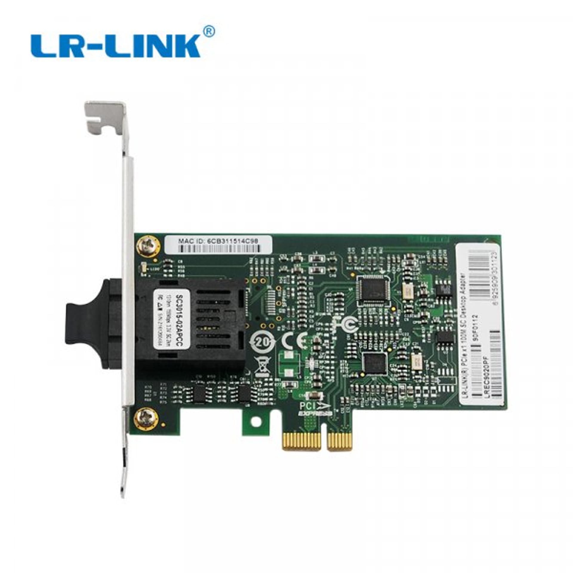 

LR-Link LREC9020PF karta sieciowa PCI-E 100Mbps Multimode SC duplex (RTL8105E)