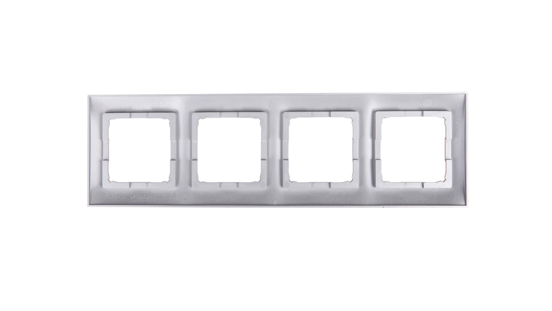 

Simon 54 Premium Ramka poczwórna srebrny mat /do karton-gips/ DRK4/43