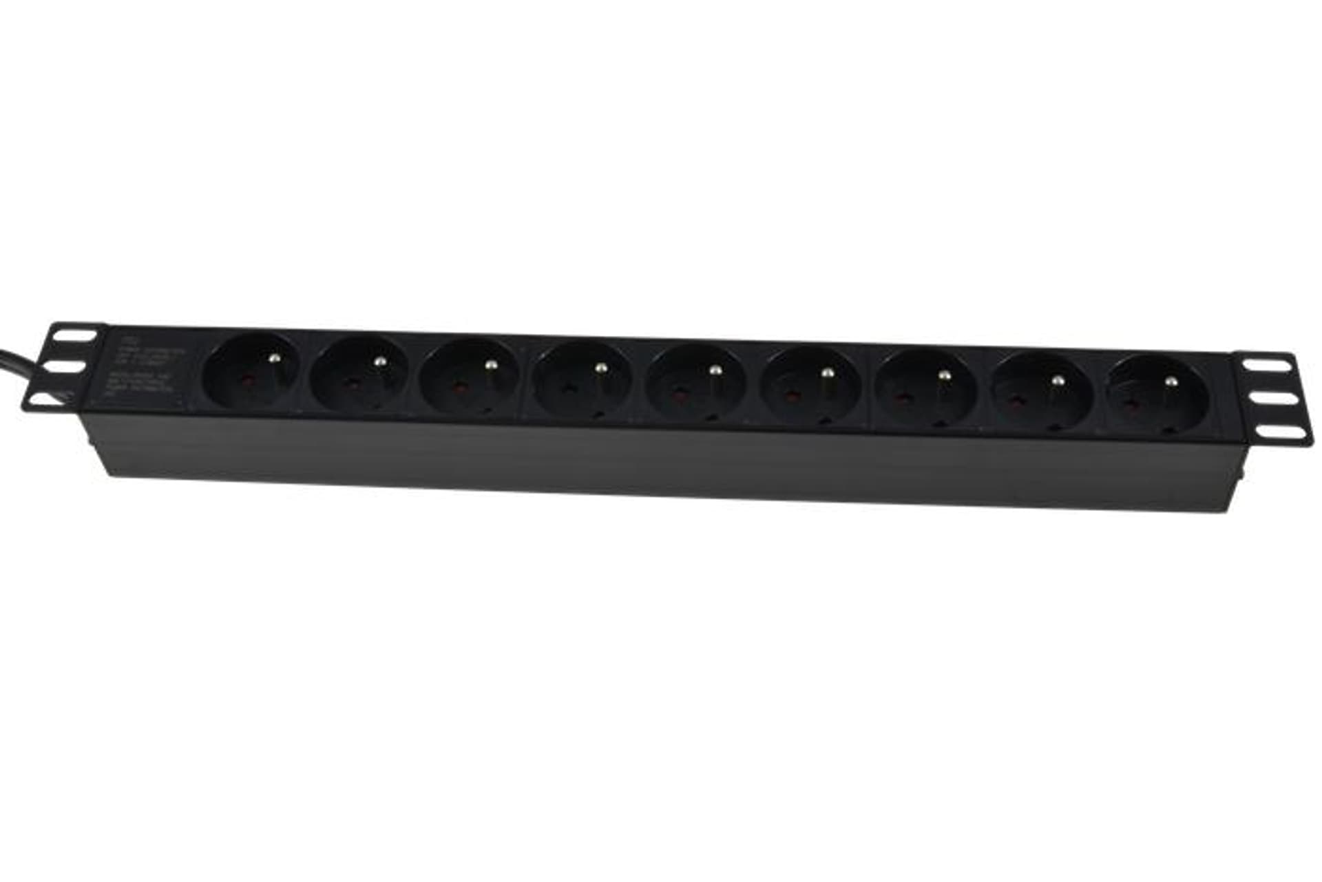 

Listwa zasilająca 230V do szafy RACK 19, 9 gniazd 1.8m