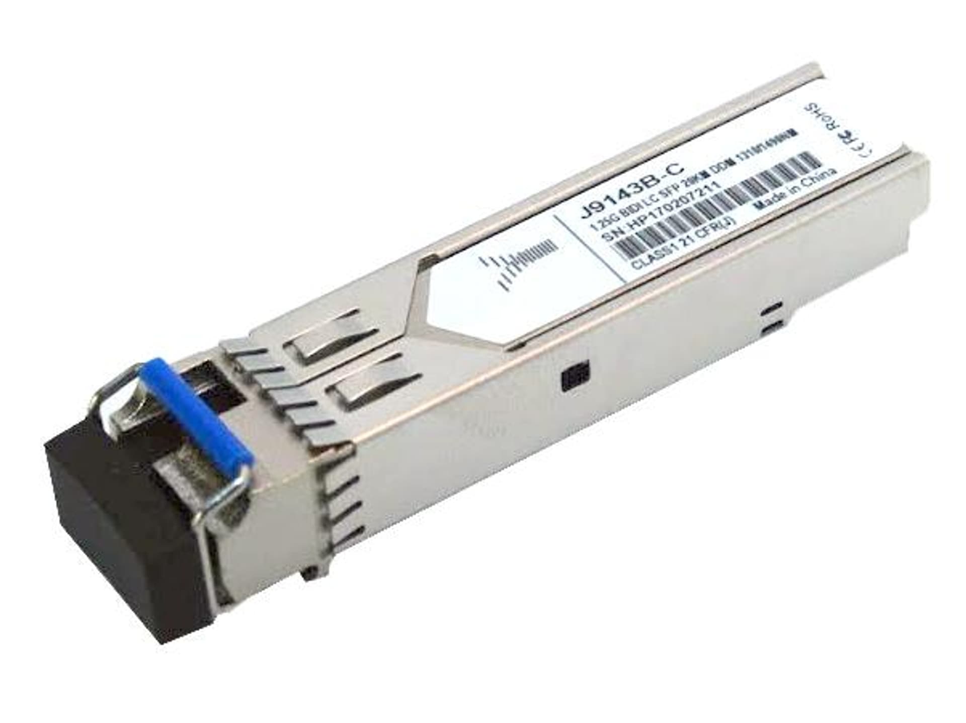 

Zamiennik SFP HP J9143B (1000BASE-BX-U SFP TX1310nm/RX1490nm 10km)