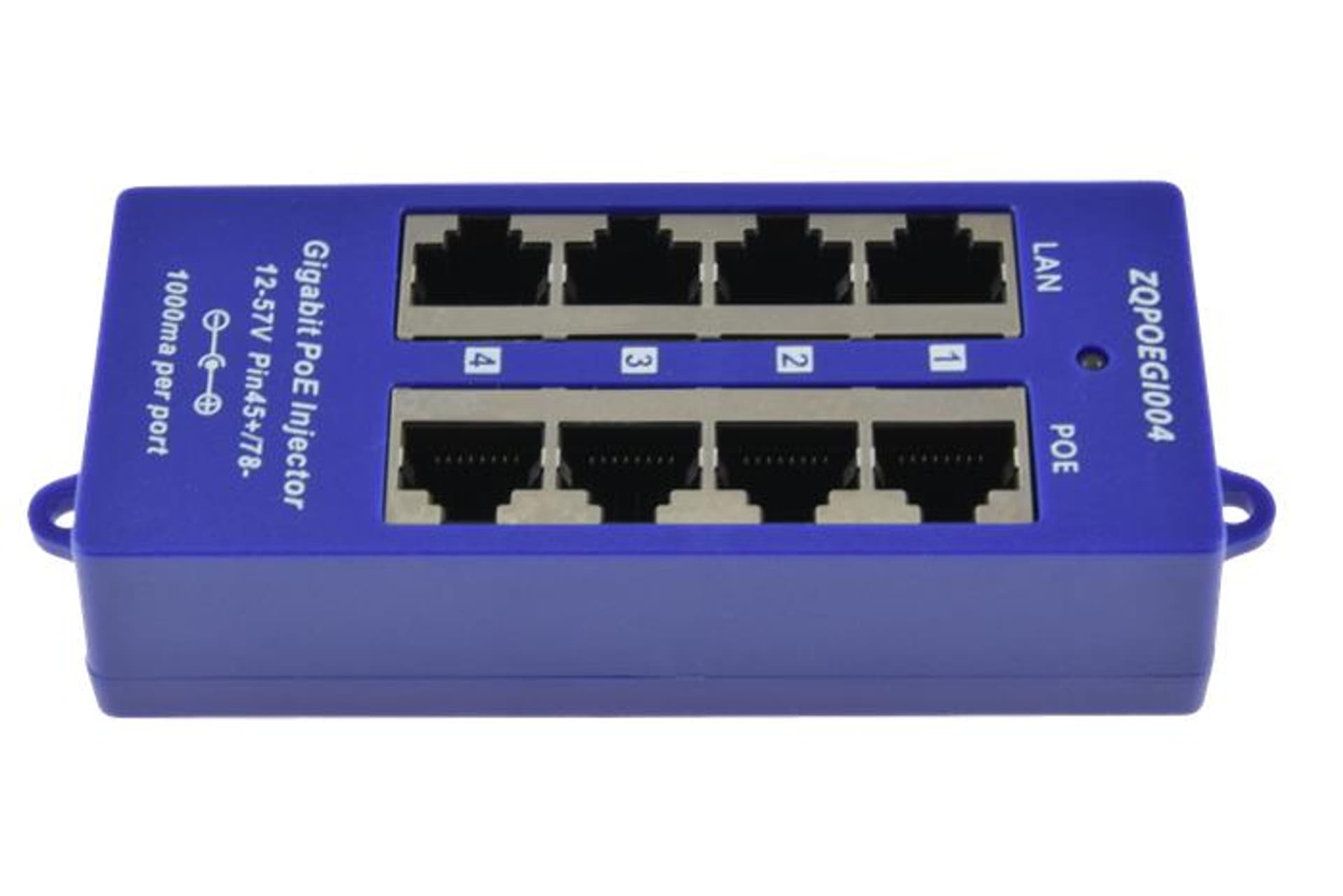 

Adapter POE 4 porty Gigabit RJ45