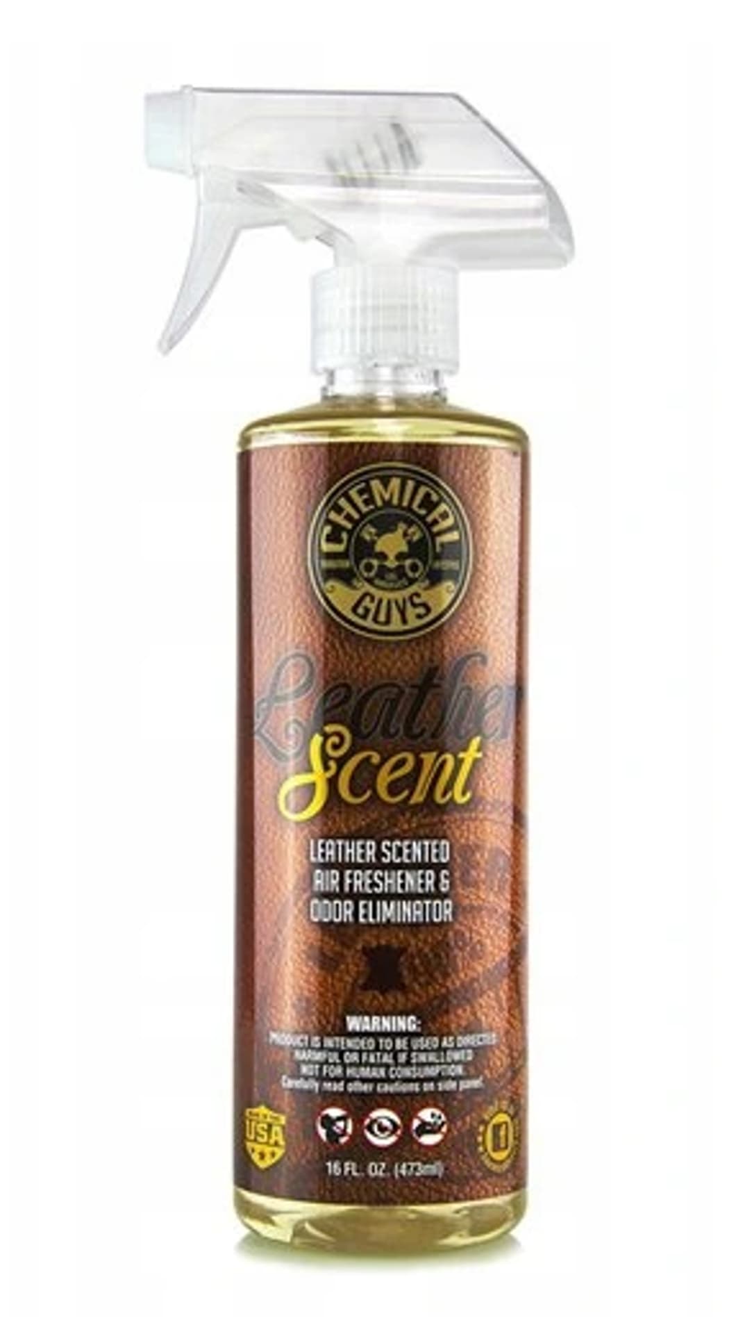 

Chemical Guys Leather scent 473ml - odświeżacz powietrza o zapachu nowej skóry