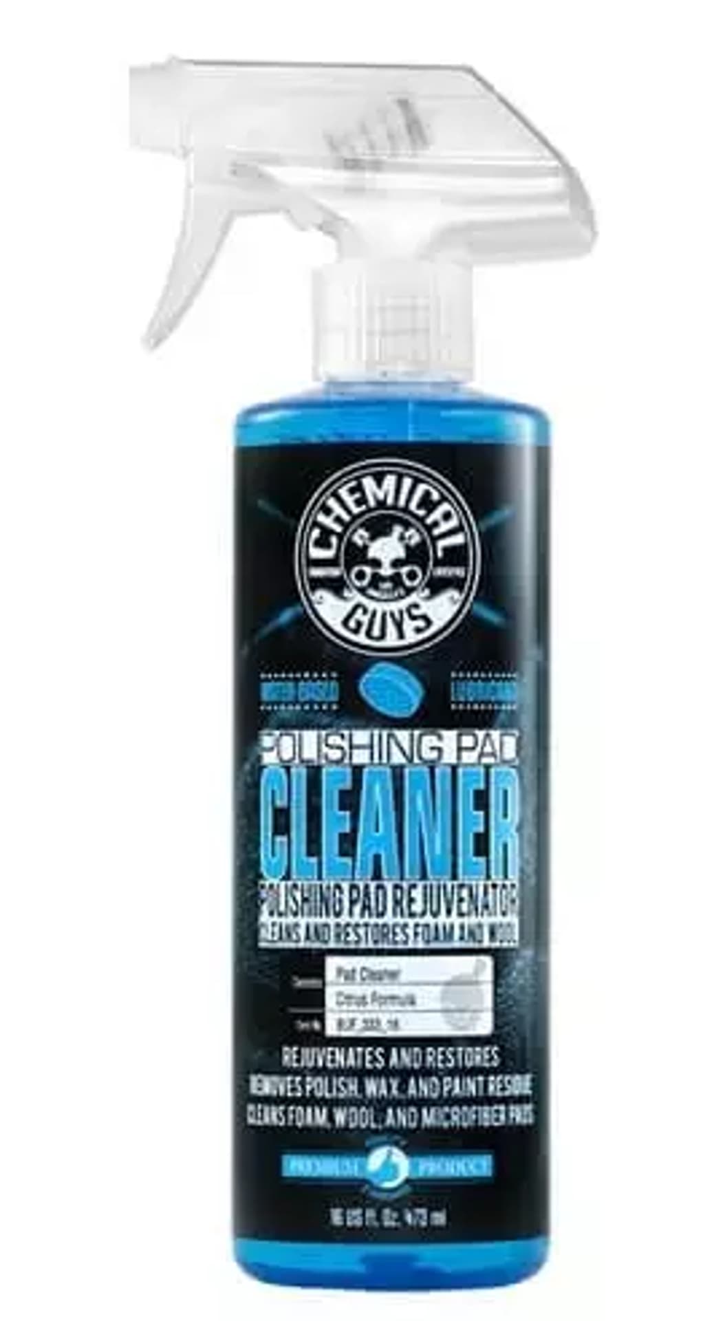 

Chemical Guys Polish Foam Wool Pad Cleaner 473ml - środek do czyszczenia padów i gąbek