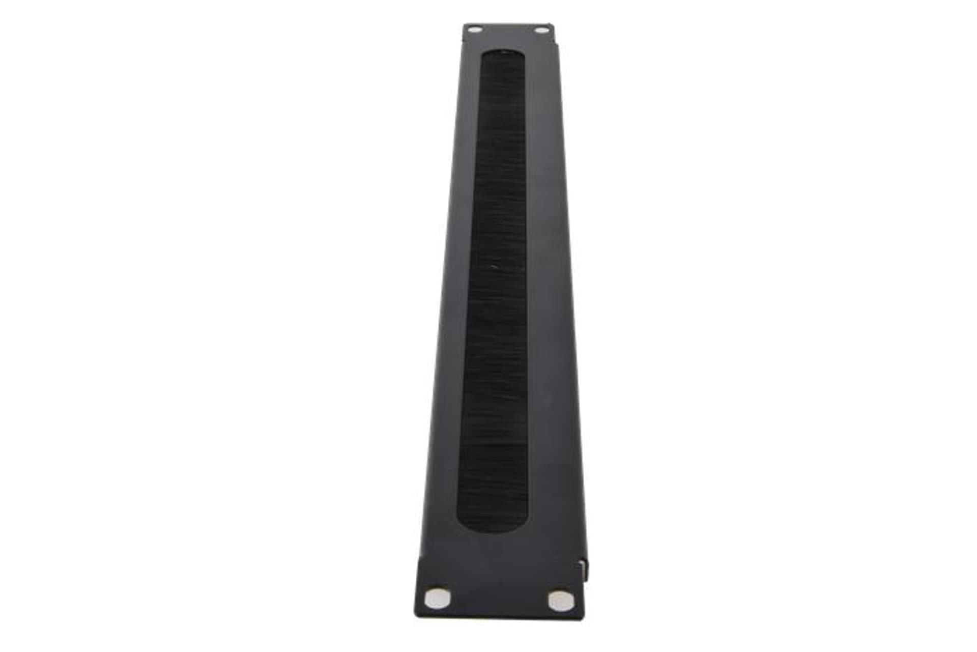 

Panel maskujący z przepustem szczotkowym 20mm do szafy 19'' 1U czarny