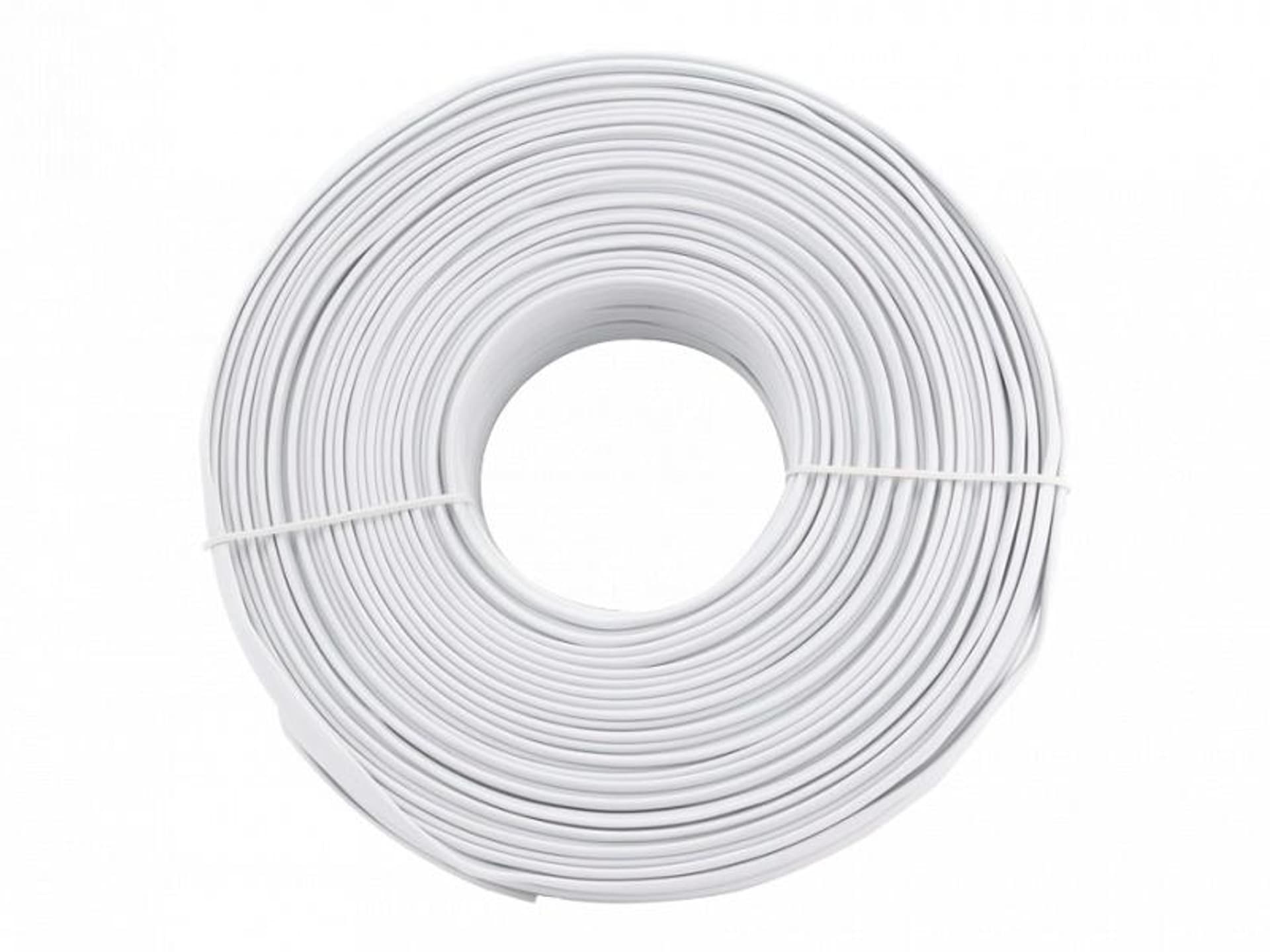 

Kabel telefoniczny 100m 4-żyły biały płaski