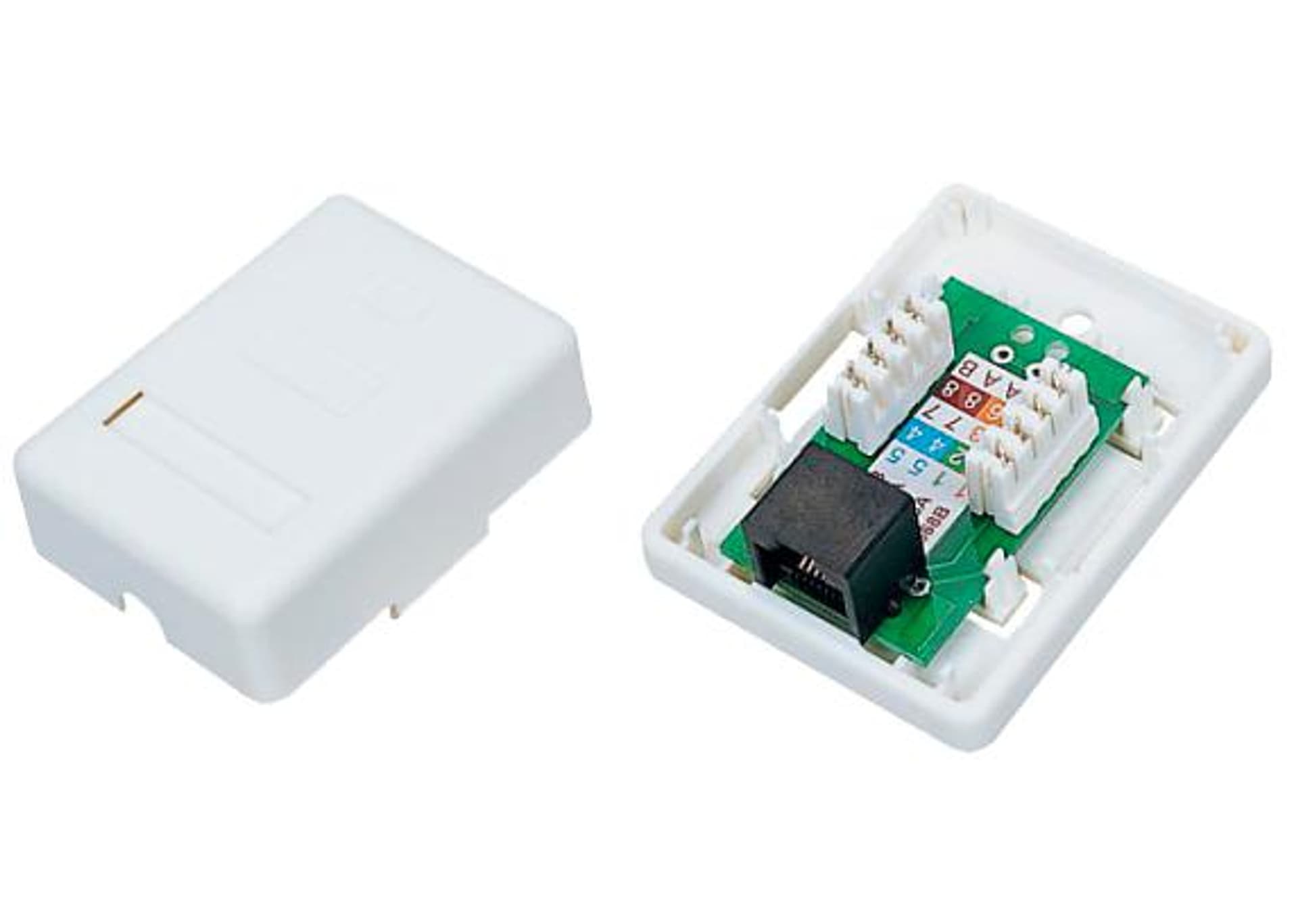 

Gniazdo 1 x RJ45 UTP Cat6 natynkowe