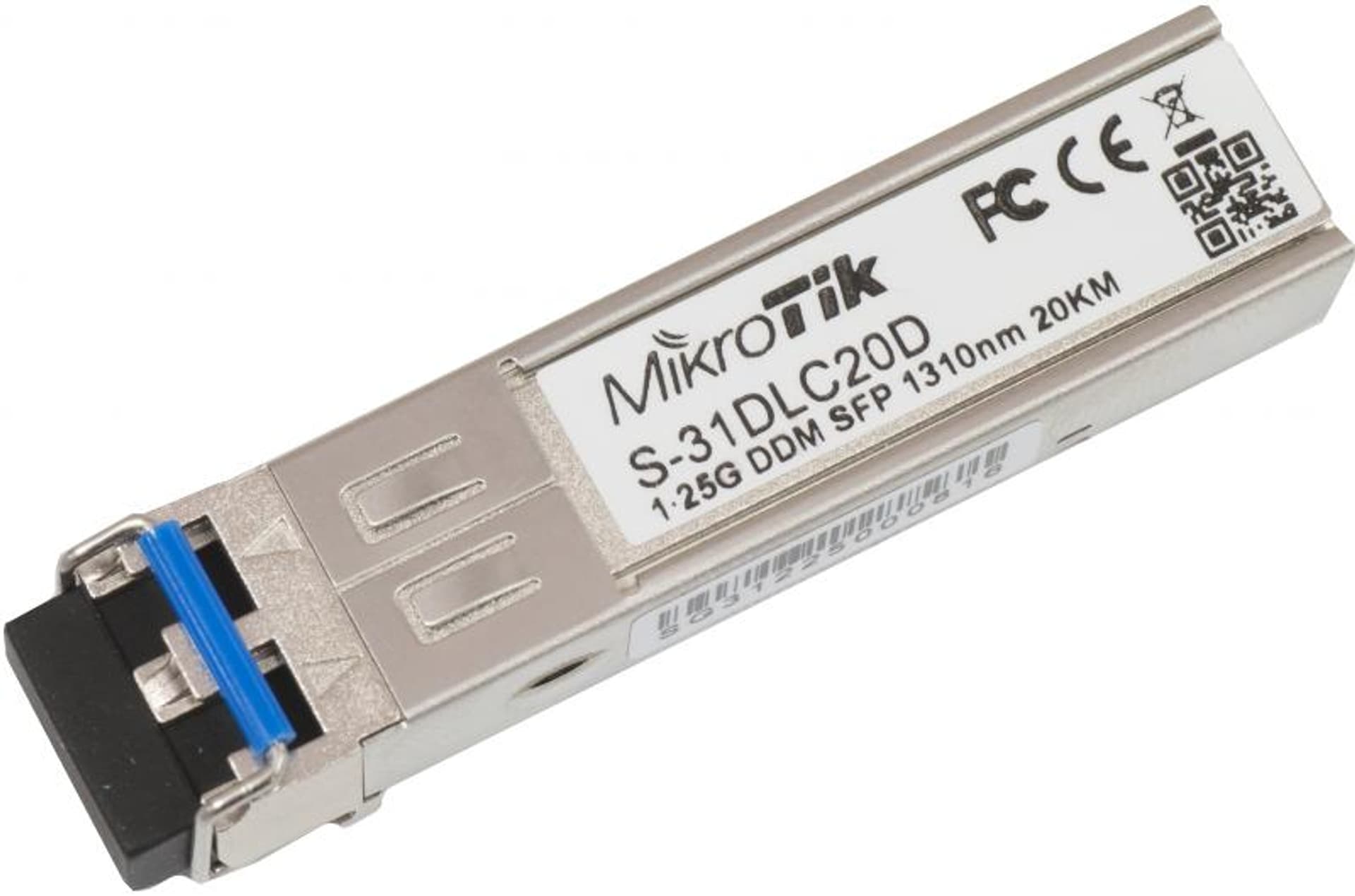 

Moduł SFP Mikrotik 1.25G SM 20km 1310nm DDM LC (S-31DLC20D)