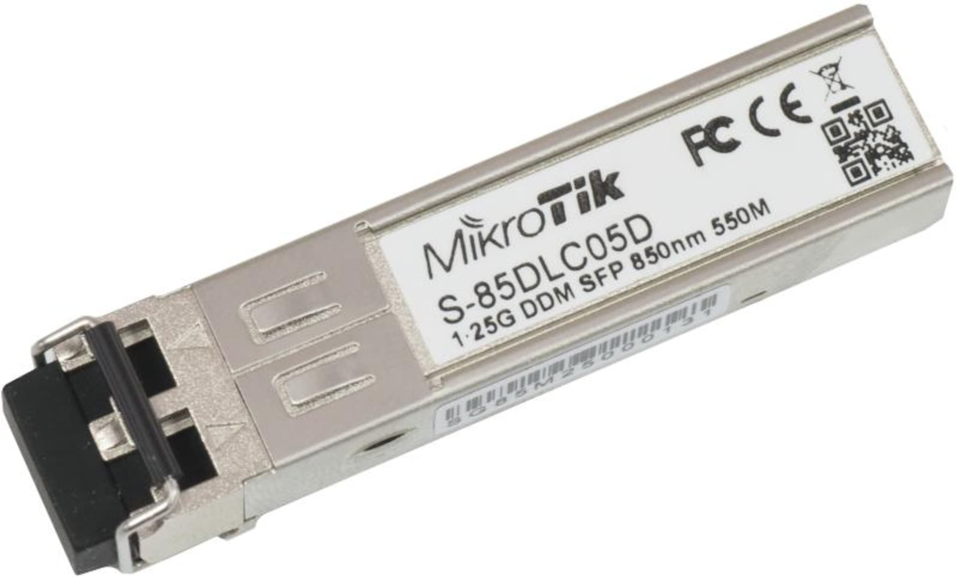 

Moduł SFP Mikrotik 1.25G MM 550m 850nm LC (S-85DLC05D)