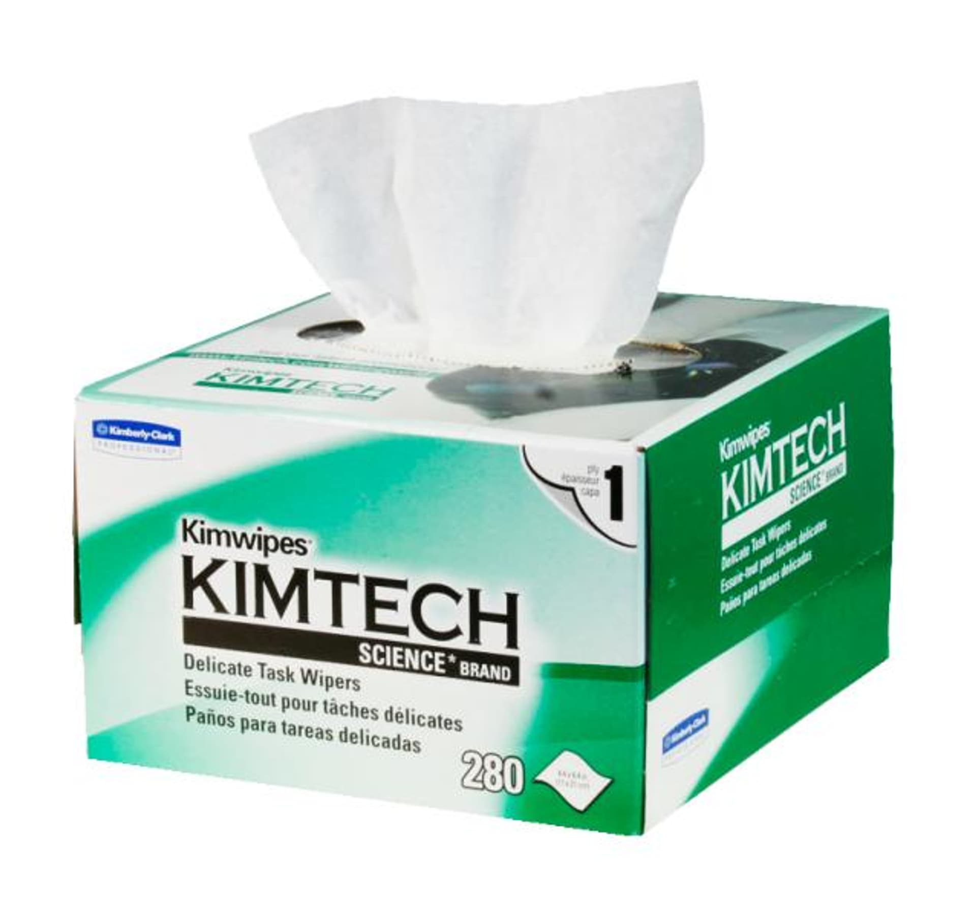 

Chusteczki bezpyłowe Kimwipes 280 szt.