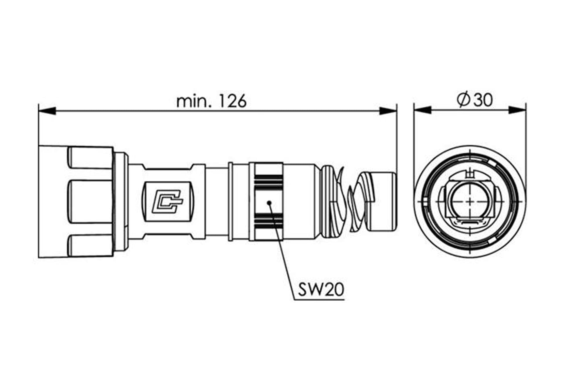 

STX V1 obudowa plastikowa IP67, usztywnienie kabla