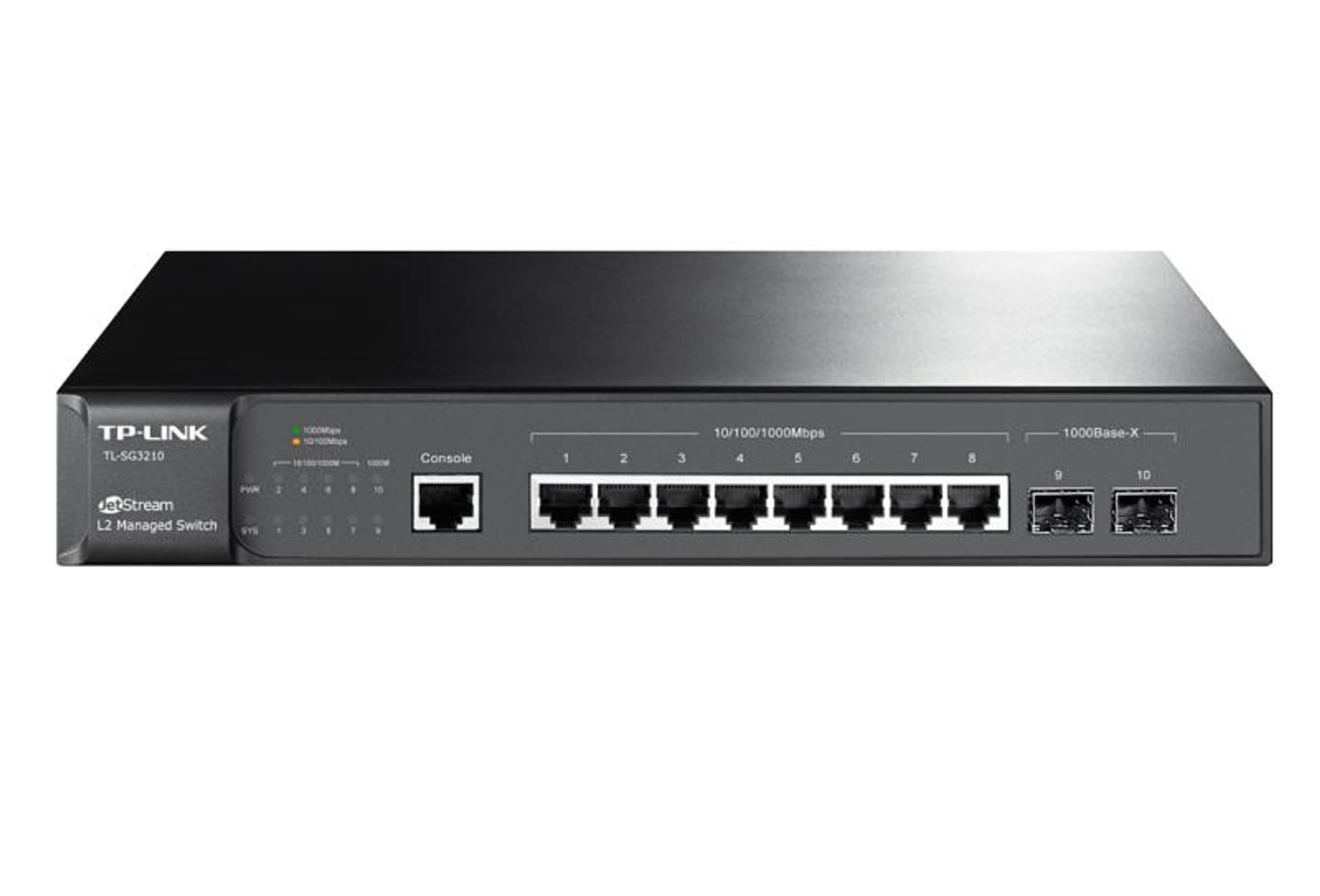 

TP-Link TL-SG3210 JetStream switch zarządzalny 8x 10/100/1000 + 2xSFP