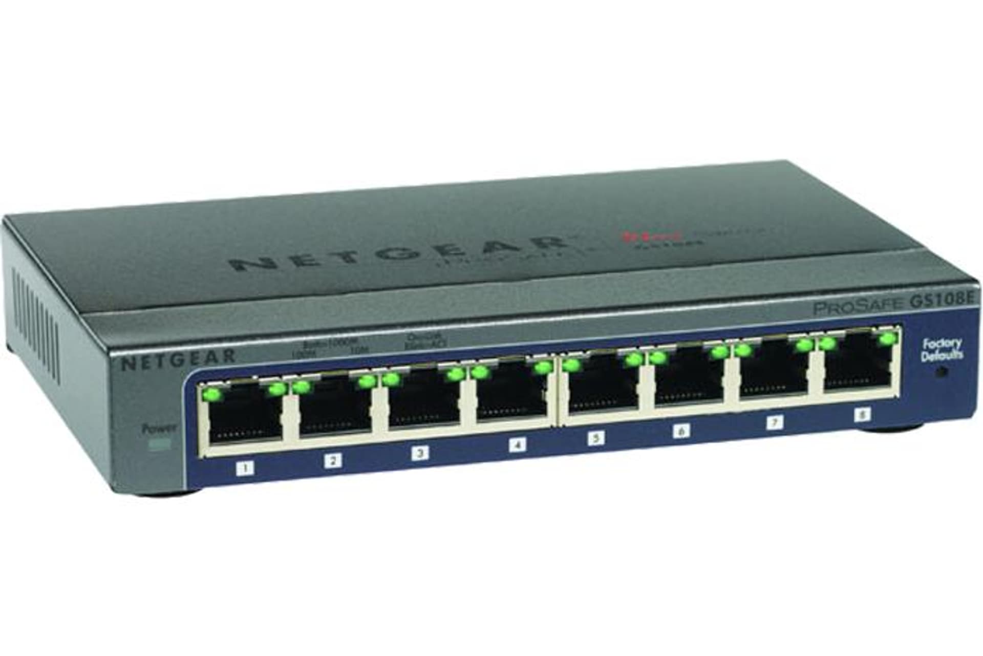 

NETGEAR ProSafe Plus 8 x Gigabit (GS108E-300PES)