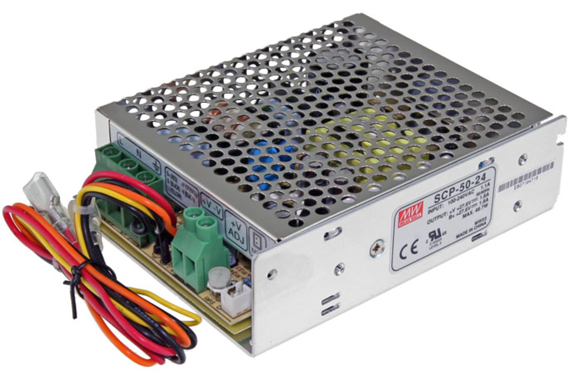 

Impulsowy zasilacz buforowy Mean Well 50W 27V 1,8A (SCP-50-24)
