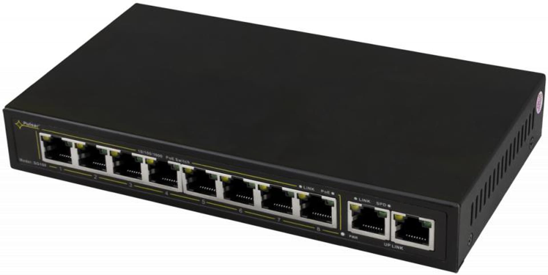 

Pulsar SG108-90W switch gigabitowy 10-portowy PoE dla 8 kamer IP
