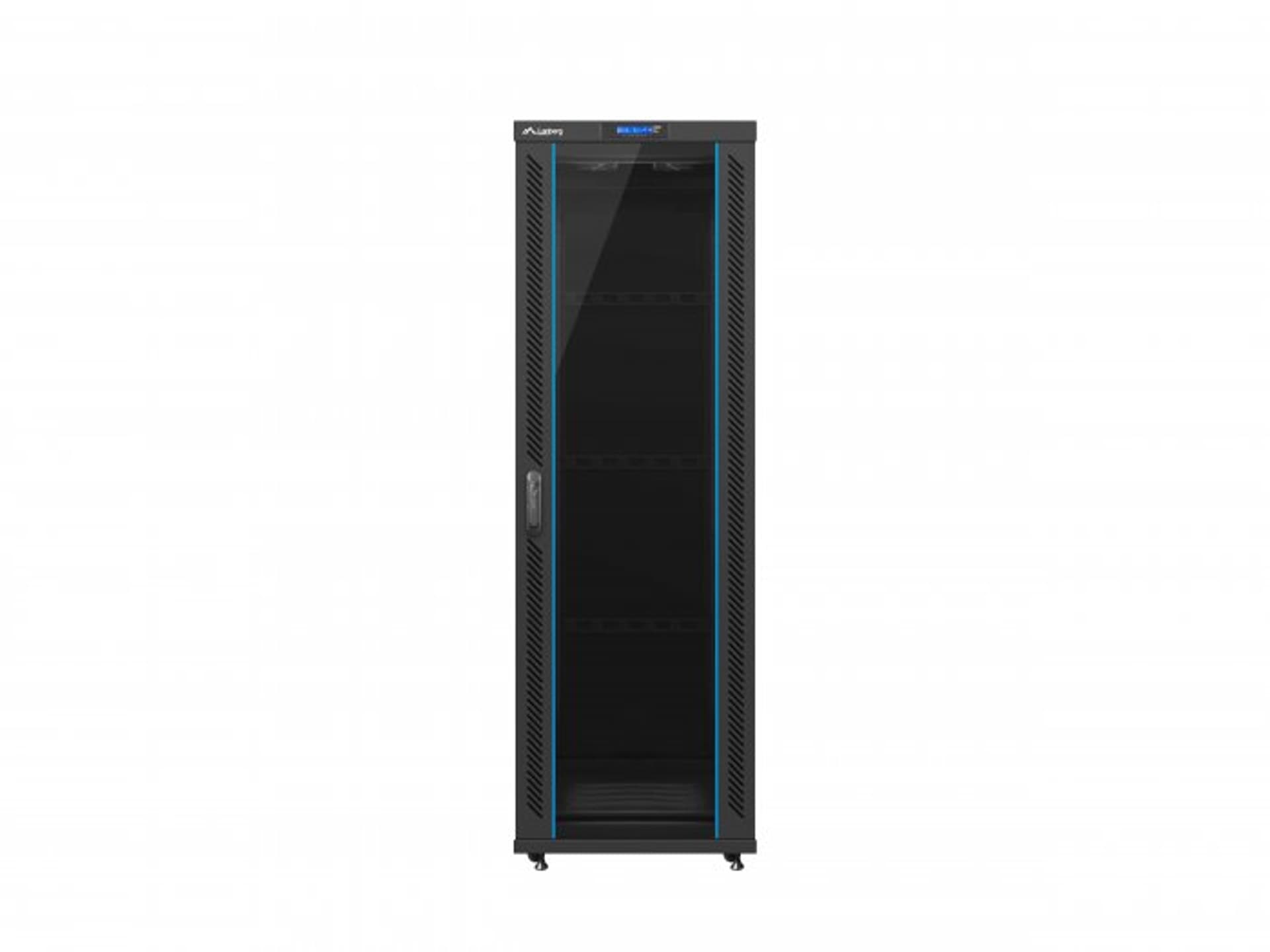

SZAFA INSTALACYJNA RACK STOJĄCA 19 37U 600X600 CZARNA DRZWI SZKLANE LCD LANBERG (FLAT PACK)