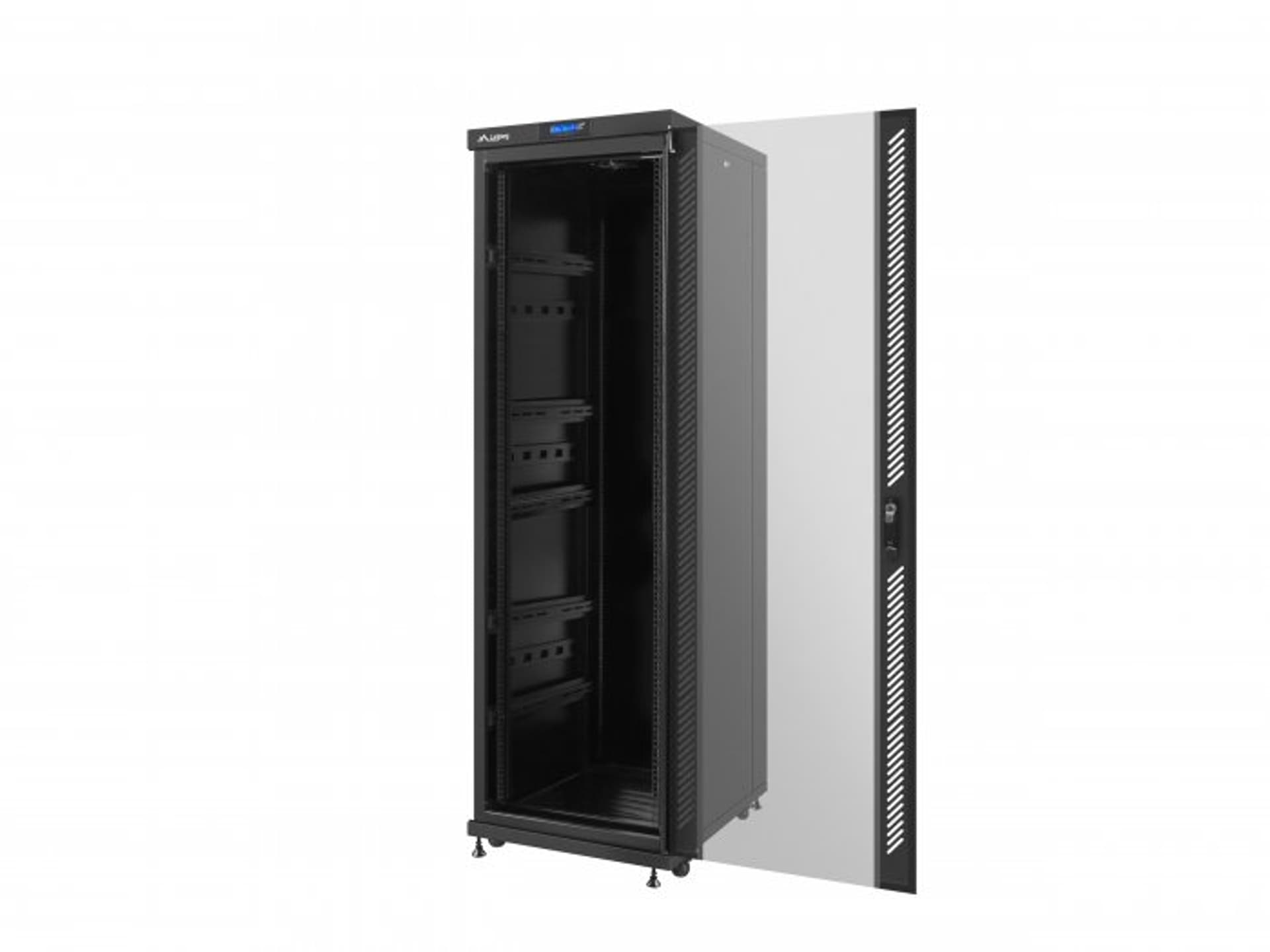 

SZAFA INSTALACYJNA RACK STOJĄCA 19 37U 600X800 CZARNA DRZWI SZKLANE LCD LANBERG (FLAT PACK)